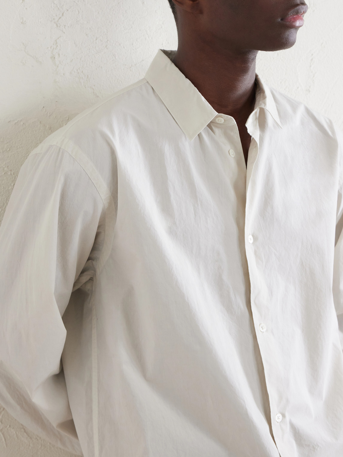 Oversized Cotton-Poplin Shirt