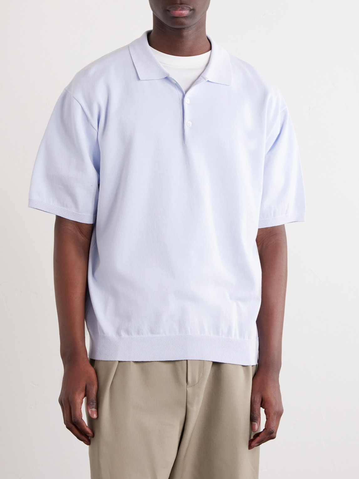 Knitted Polo Shirt