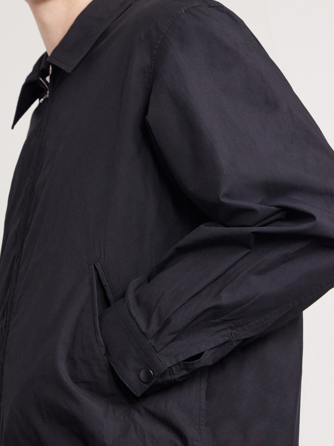 Cotton-Blend Gabardine Harrington Jacket