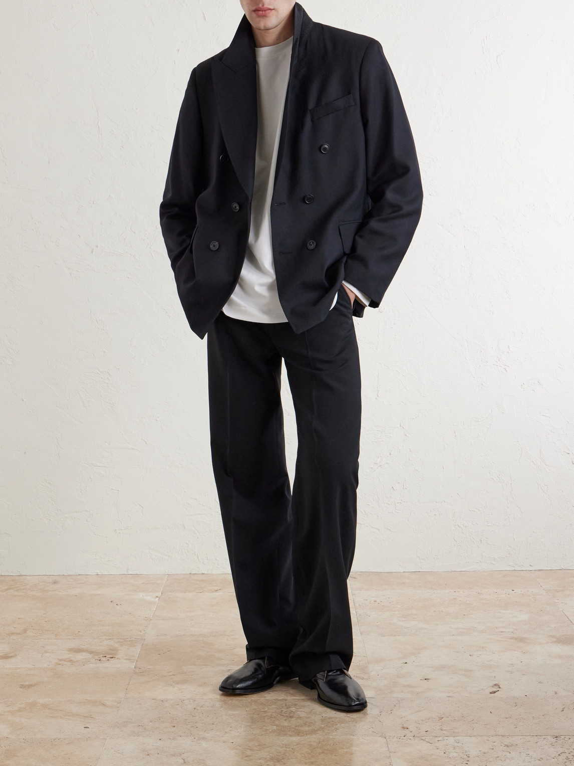 Suvin Cotton Long-Sleeved T-Shirt