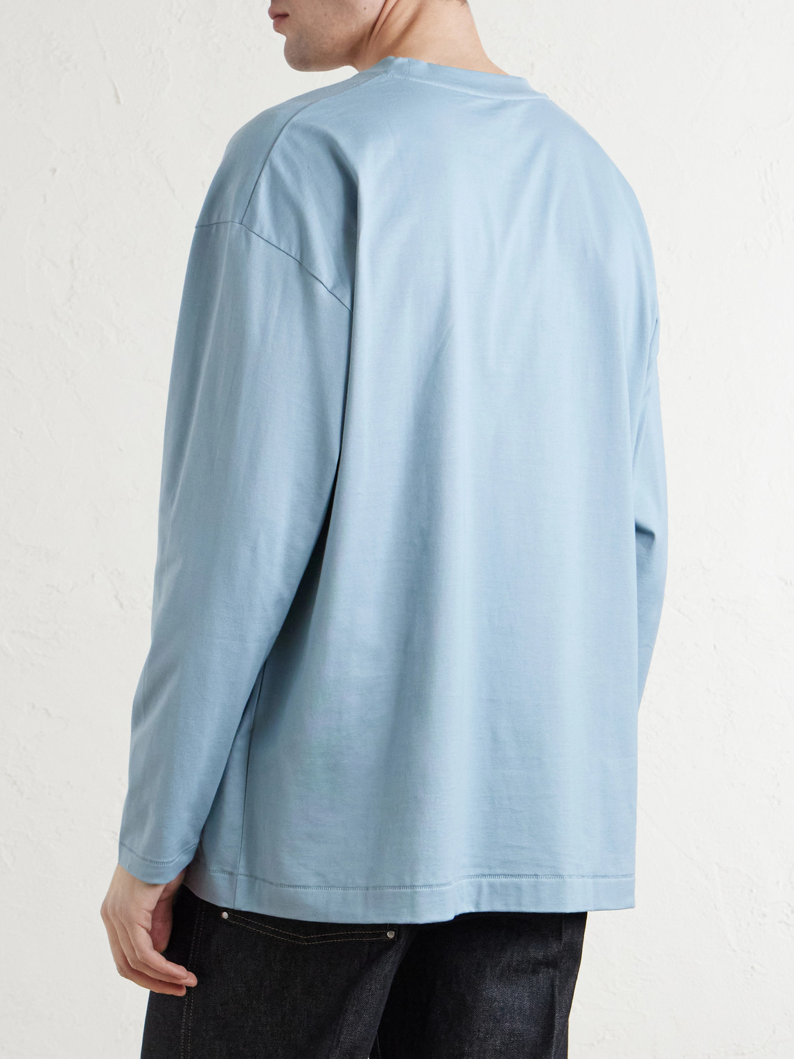 Suvin Cotton Long-Sleeved T-Shirt