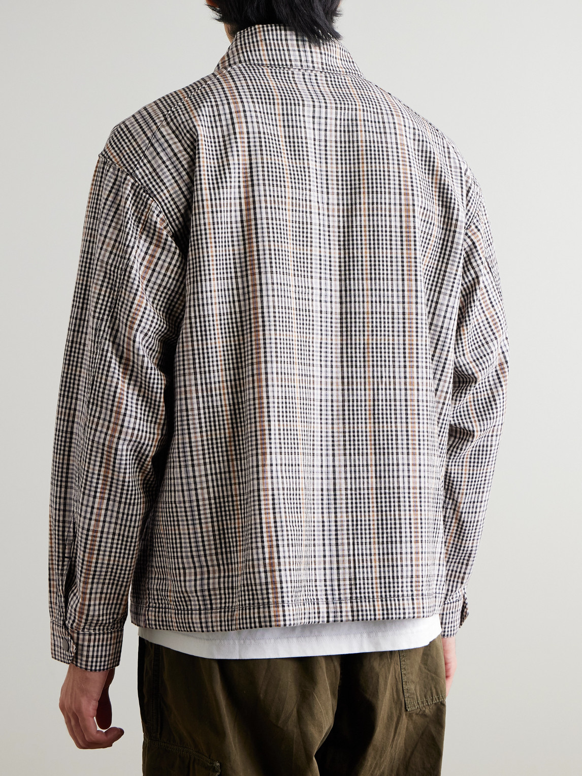  Barbour - Westoe Checked Woven Blouson Jacket - Men - Gray - S 