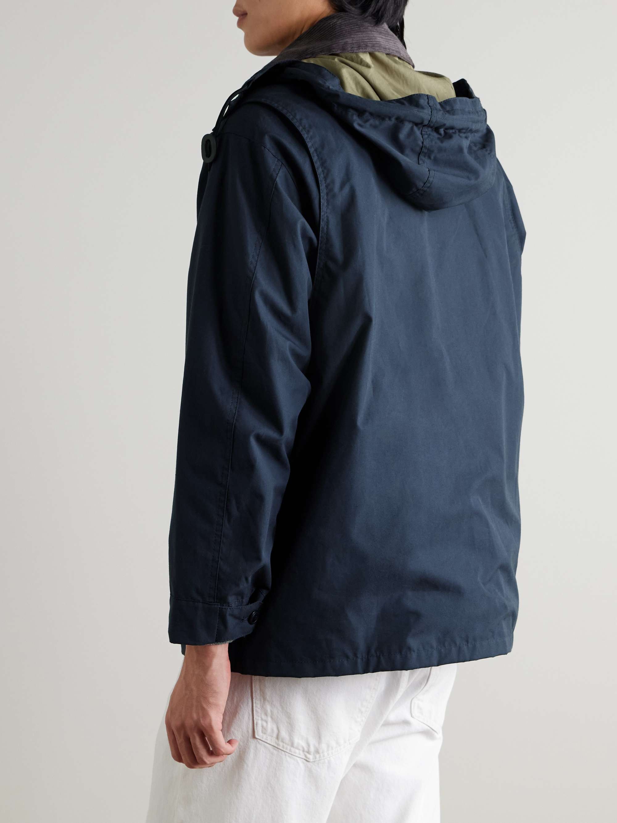 BARBOUR Ventile Endurance Showerproof Corduroy-Trimmed Cotton