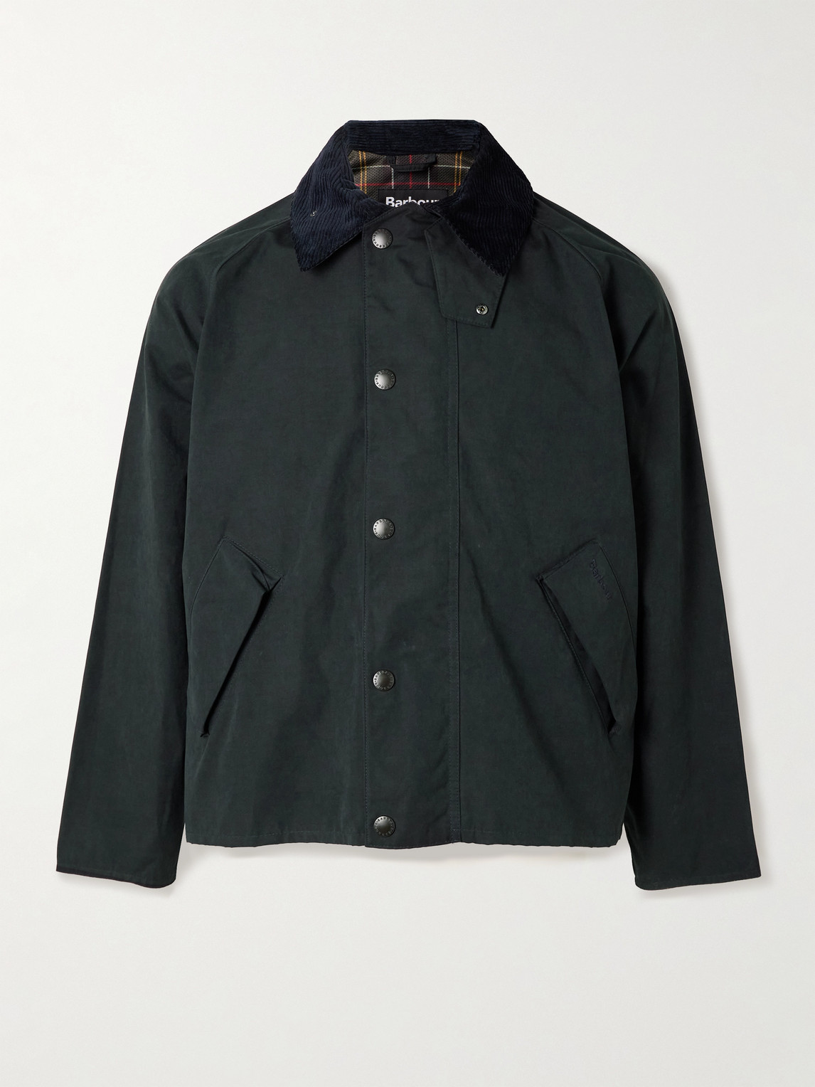 Barbour Transporter Casual Corduroy-Trimmed Cotton-Moleskin Jacket UK/US 42