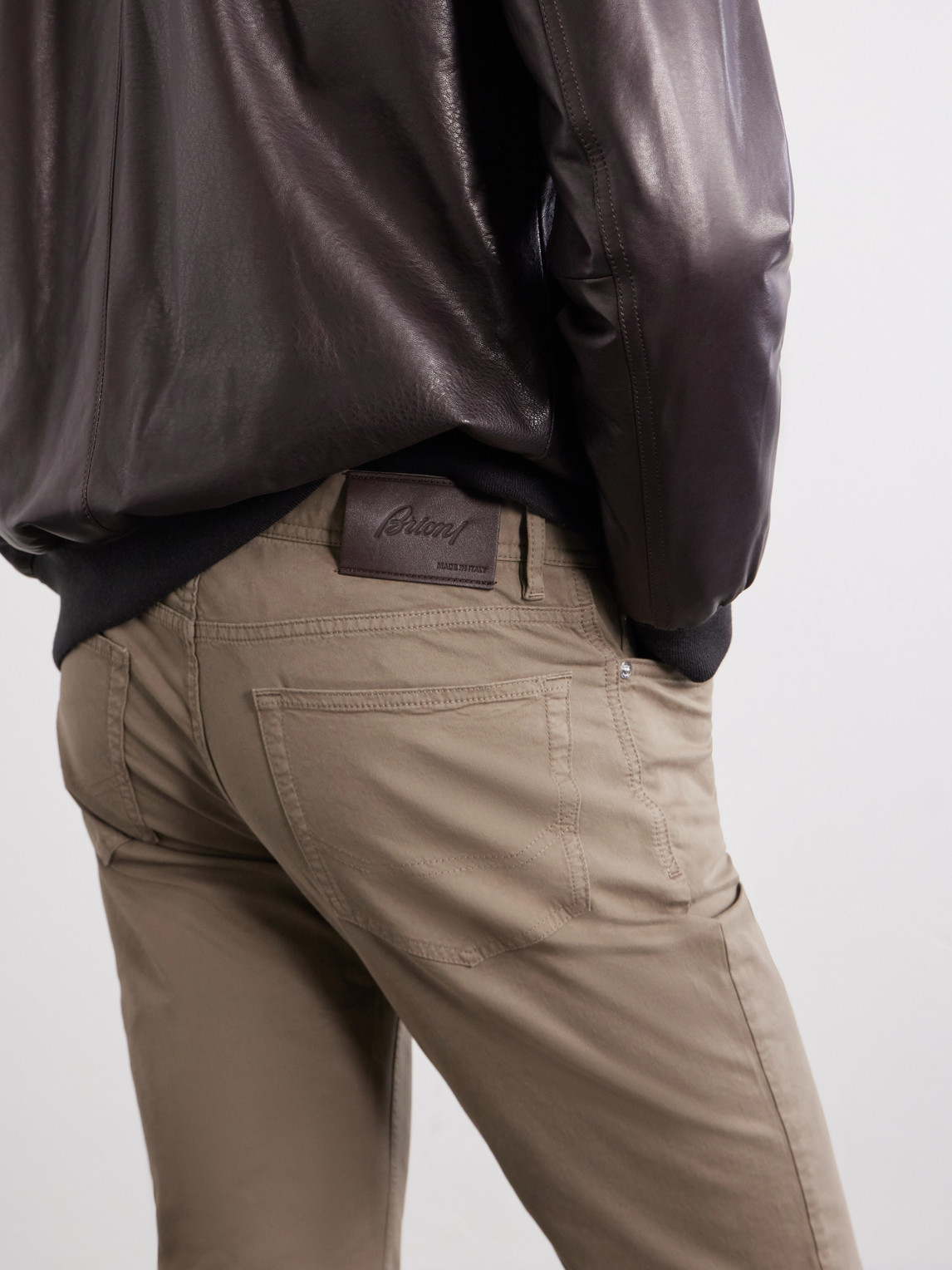 Meribel Straight-Leg Cotton-Blend Trousers