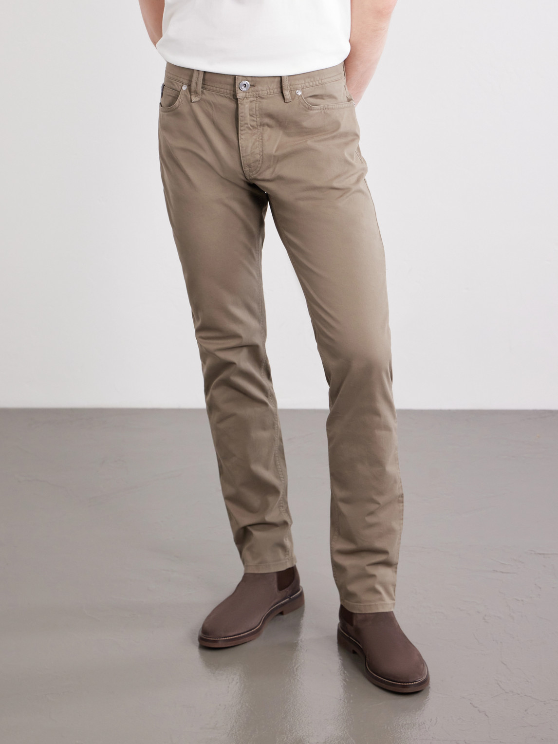 Meribel Straight-Leg Cotton-Blend Trousers