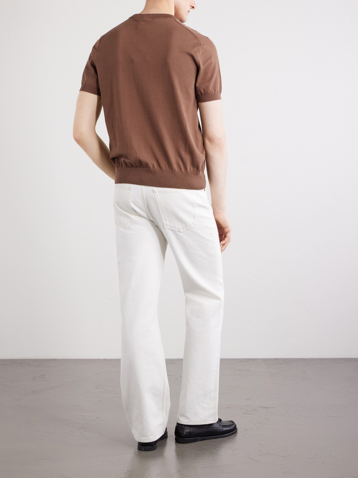 Knitted Cotton T-Shirt