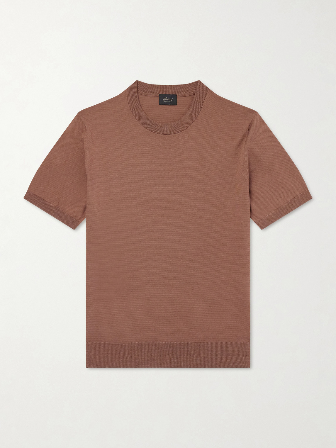 Knitted Cotton T-Shirt