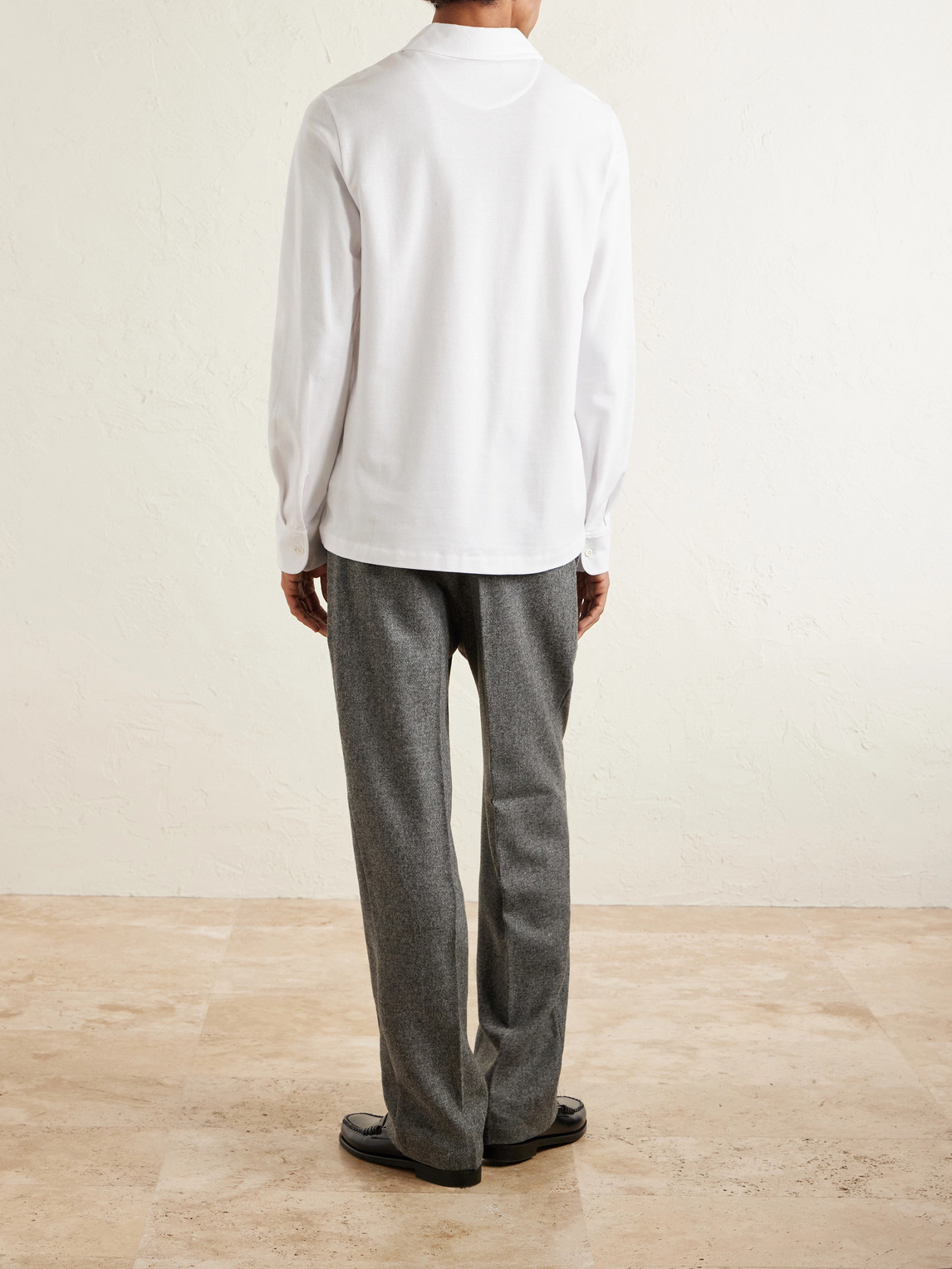 Mr P. - Cotton-Piqué Polo Shirt