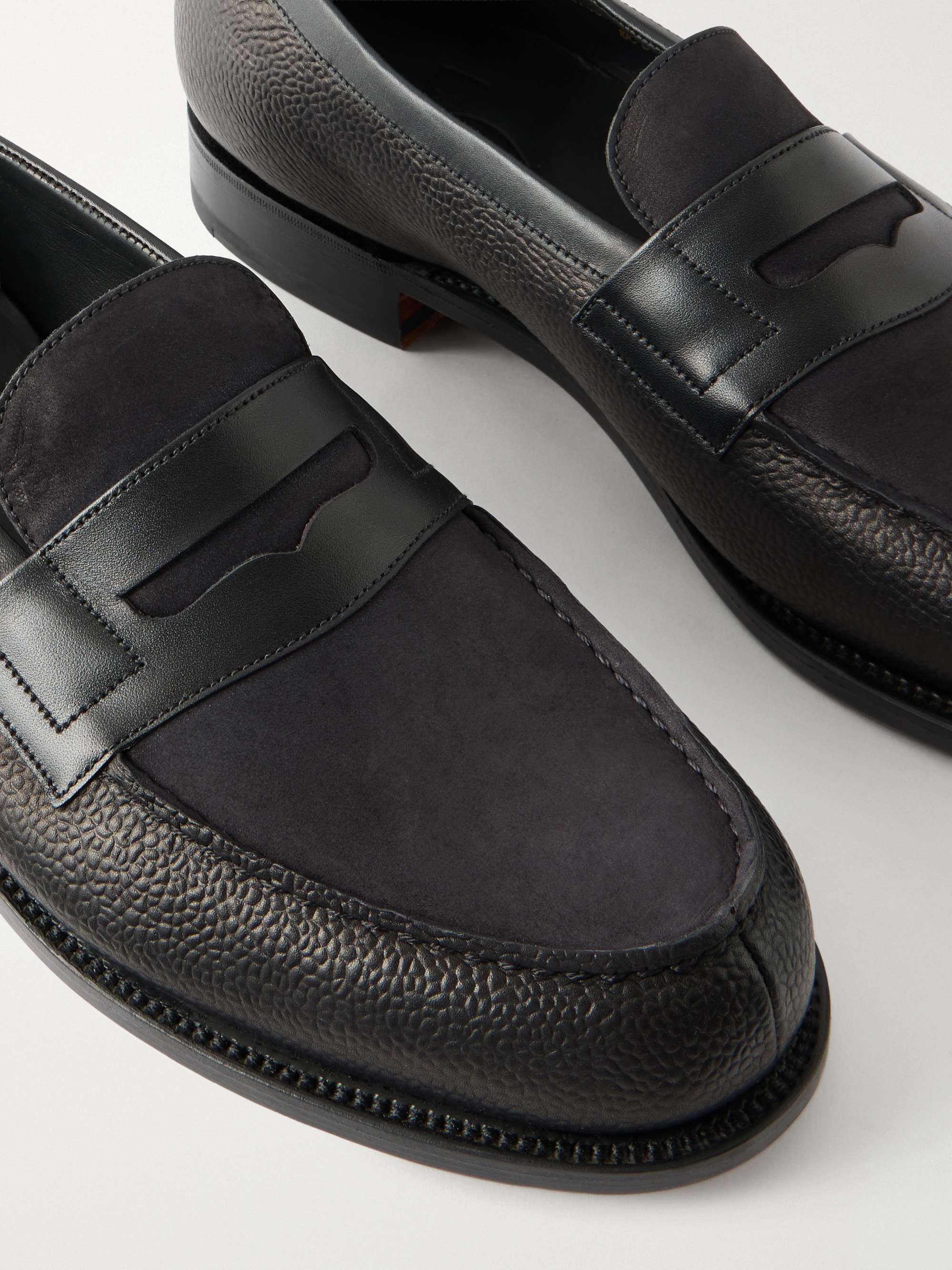 J.M. WESTON 180 Full-Grain Leather Loafers for Men | MR PORTER