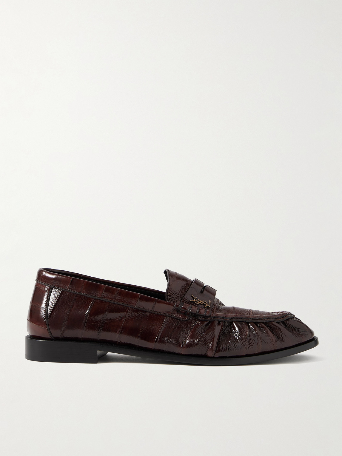 Saint Laurent Le Loafer Eel Penny Loafers - Men
