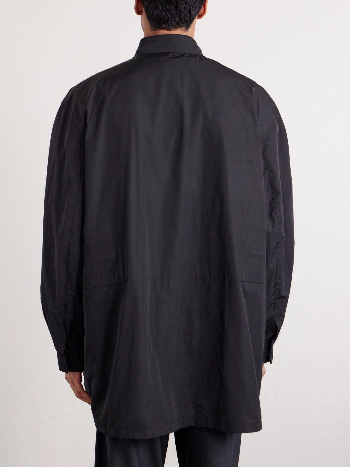 Amomento Safari Shell Jacket In Black