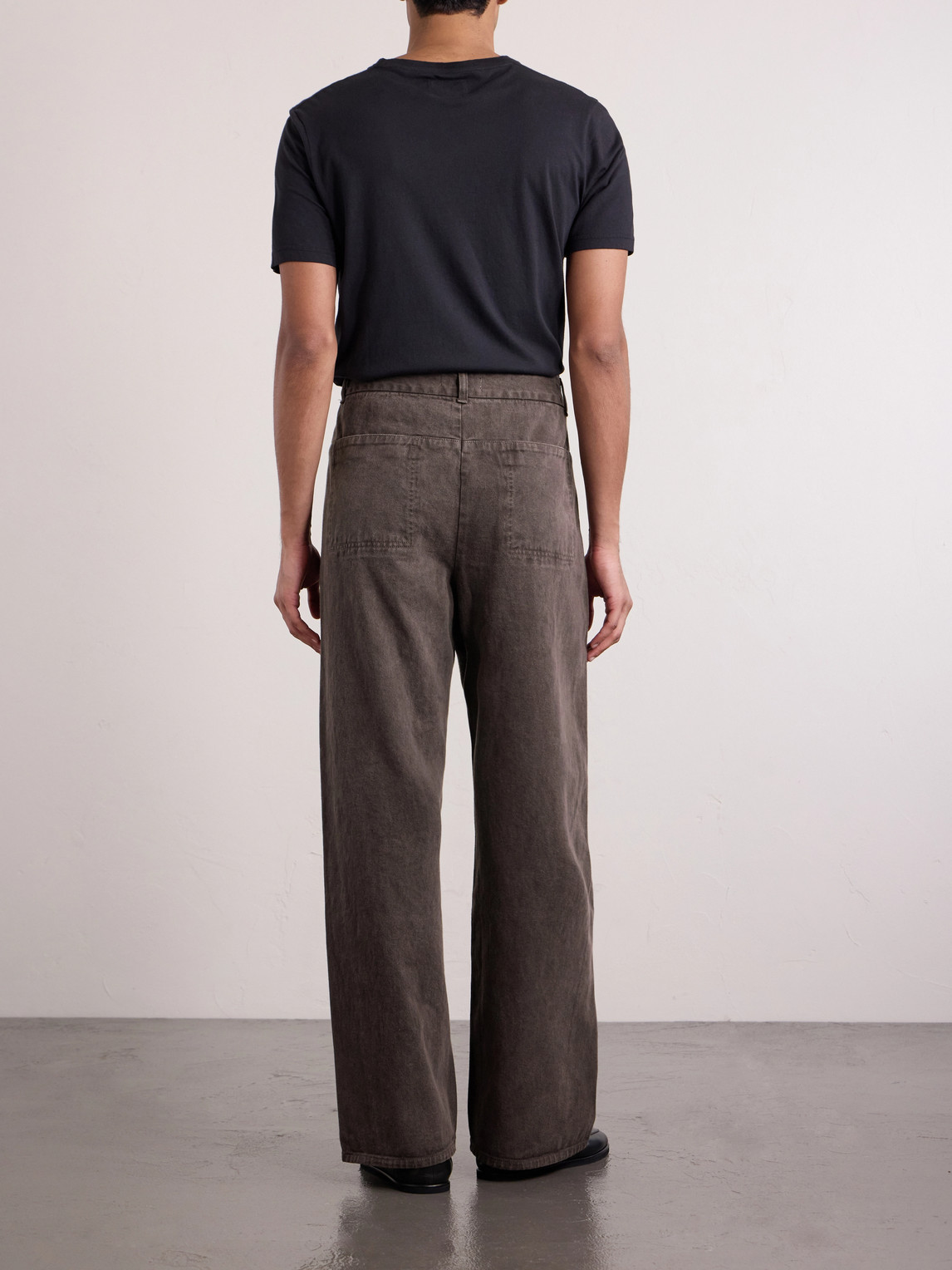  Amomento - Garment Dyed Wide-leg Jeans - Men - Brown - M 