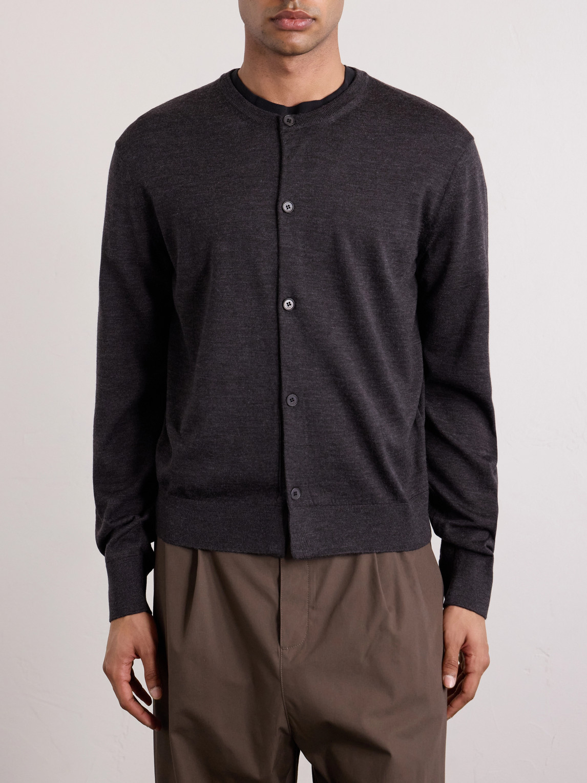  Amomento - Wool Cardigan - Men - Brown - M 