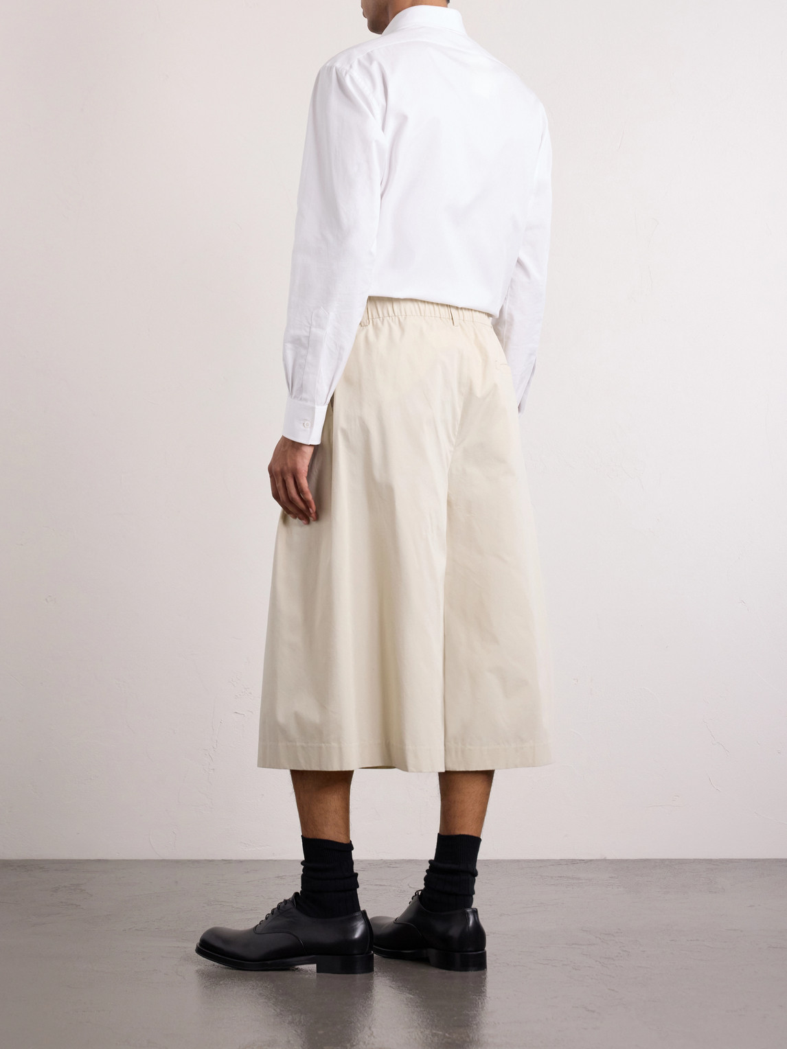  Amomento - Cotton-blend Bermuda Shorts - Men - Neutrals - M 
