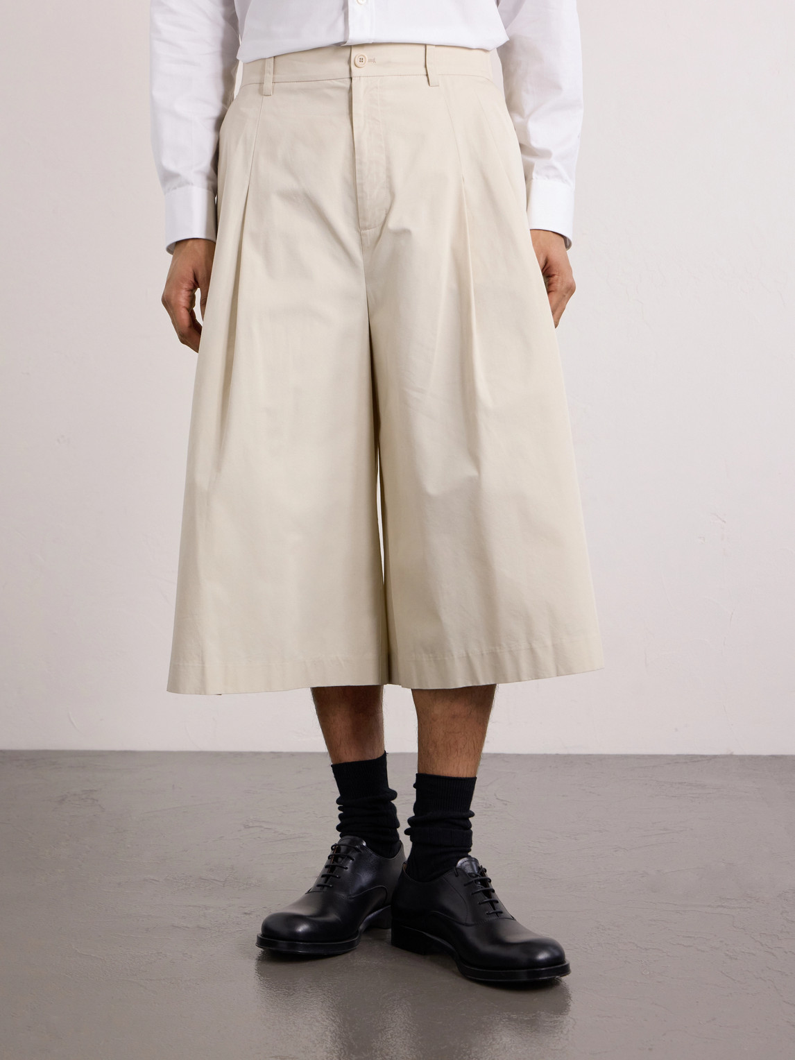  Amomento - Cotton-blend Bermuda Shorts - Men - Neutrals - M 