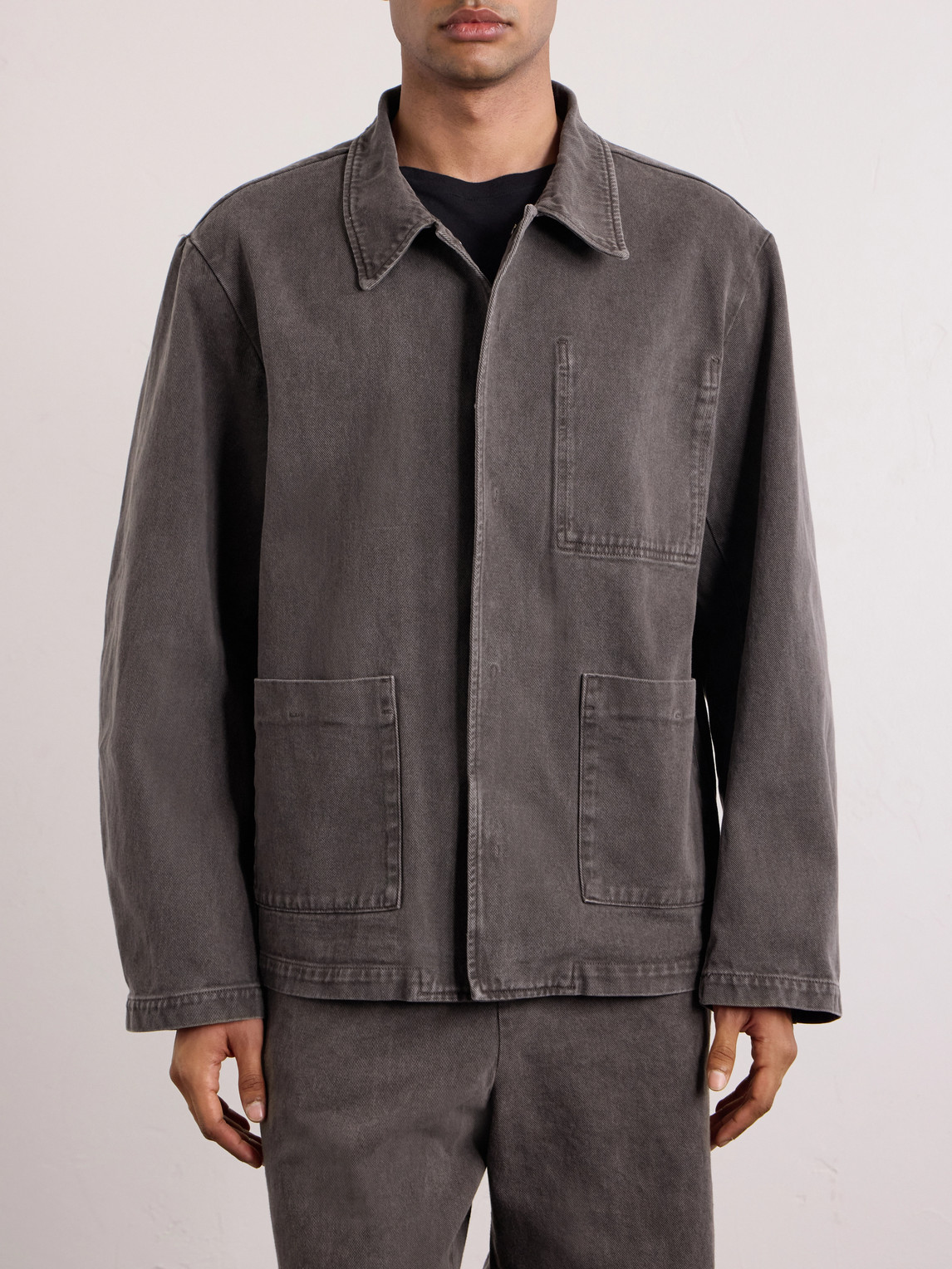  Amomento - Garment-dyed Denim Jacket - Men - Brown - M 