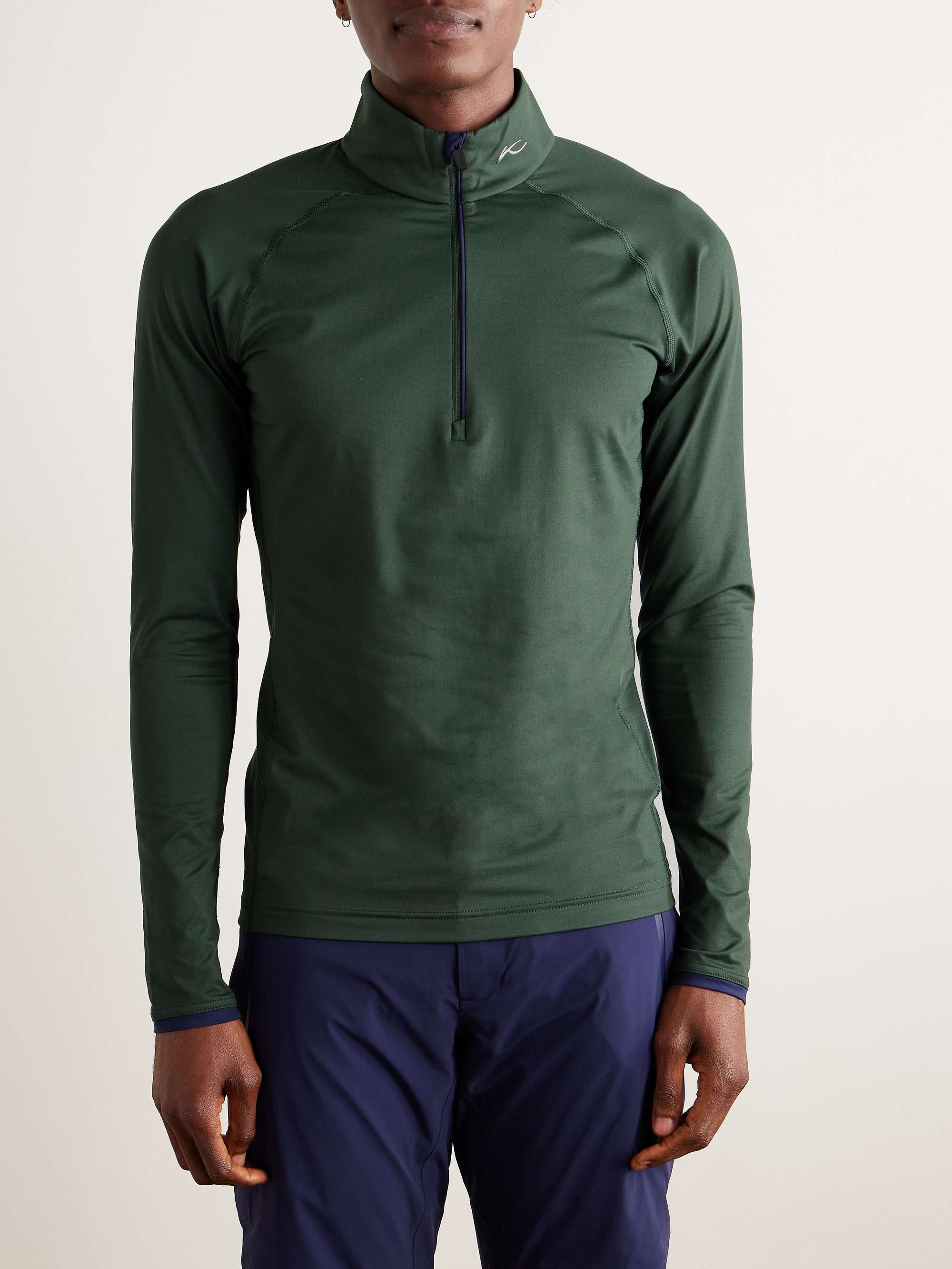KJUS Feel Stretch-Jersey Half-Zip Ski Mid-Layer