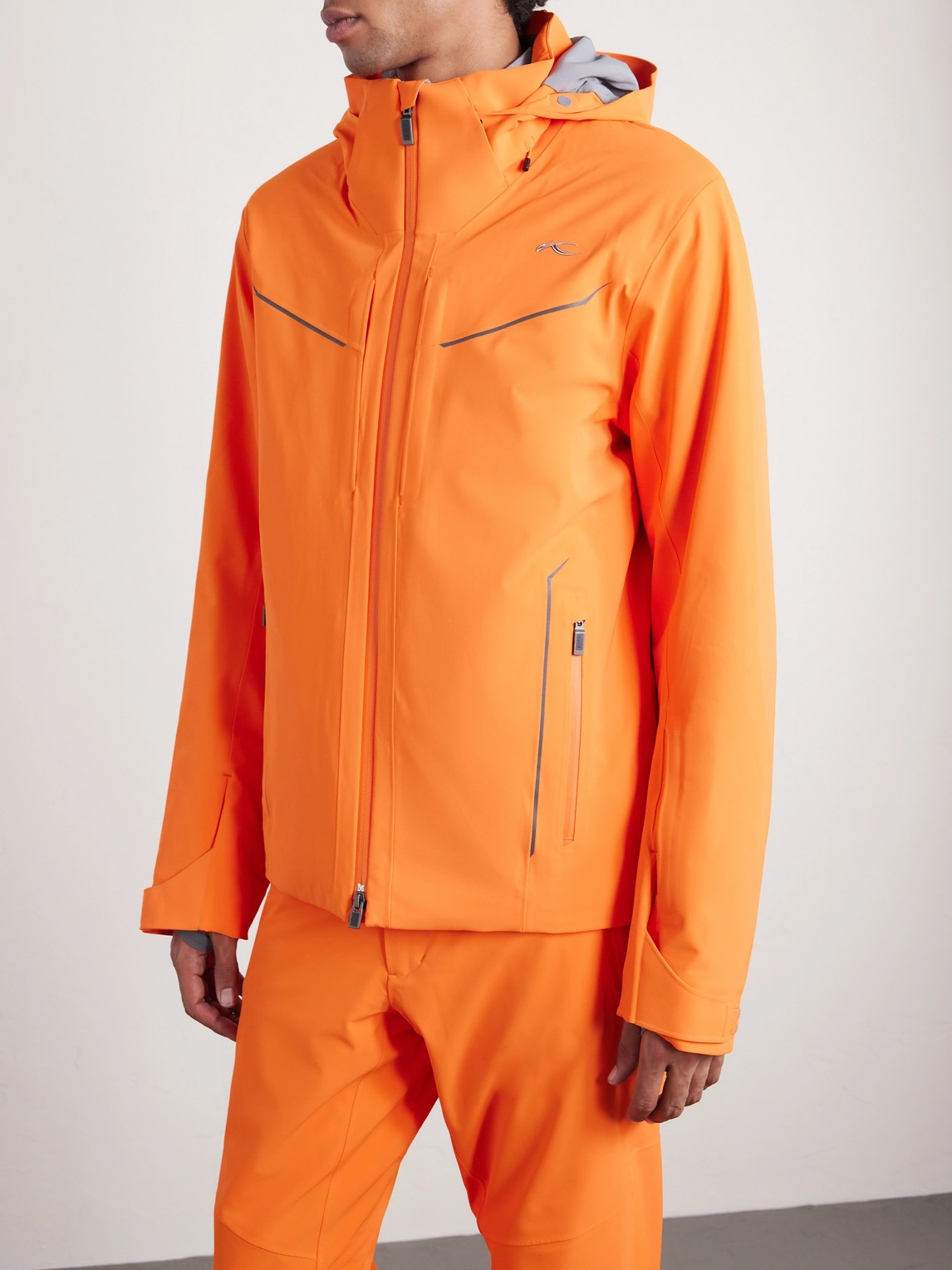  Kjus - Formula Padded Hooded Ski Jacket - Men - Orange - It 46 