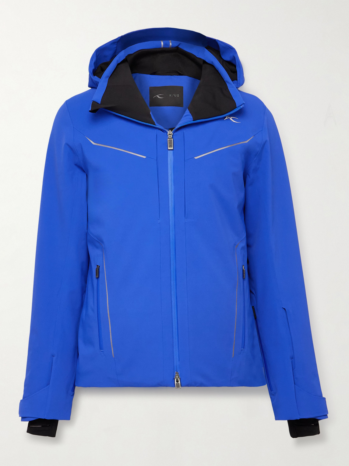 Kjus Formula Padded Hooded Ski Jacket In Blue