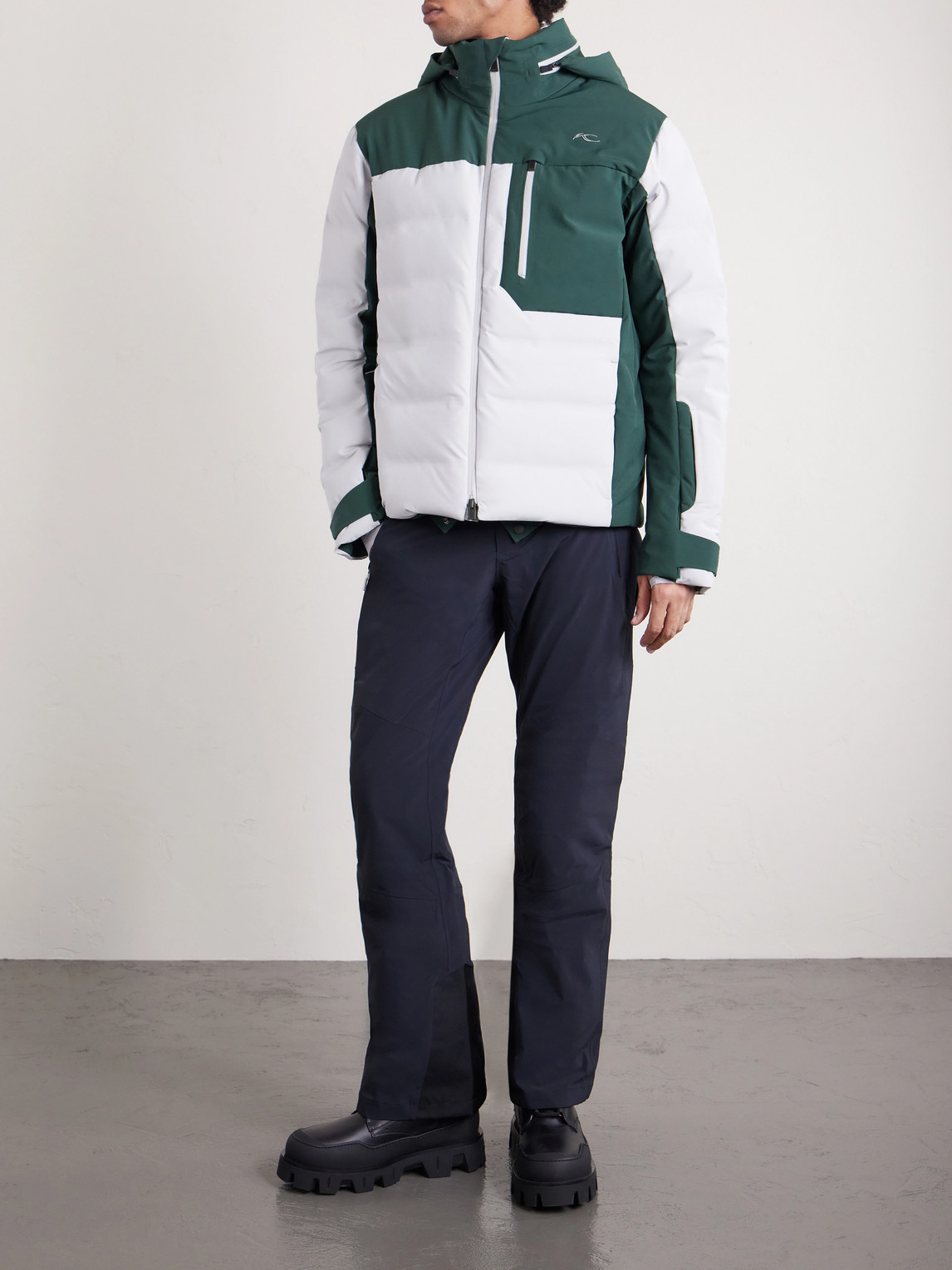 Logo-Appliquéd Padded Hooded Down Ski Jacket — 2
