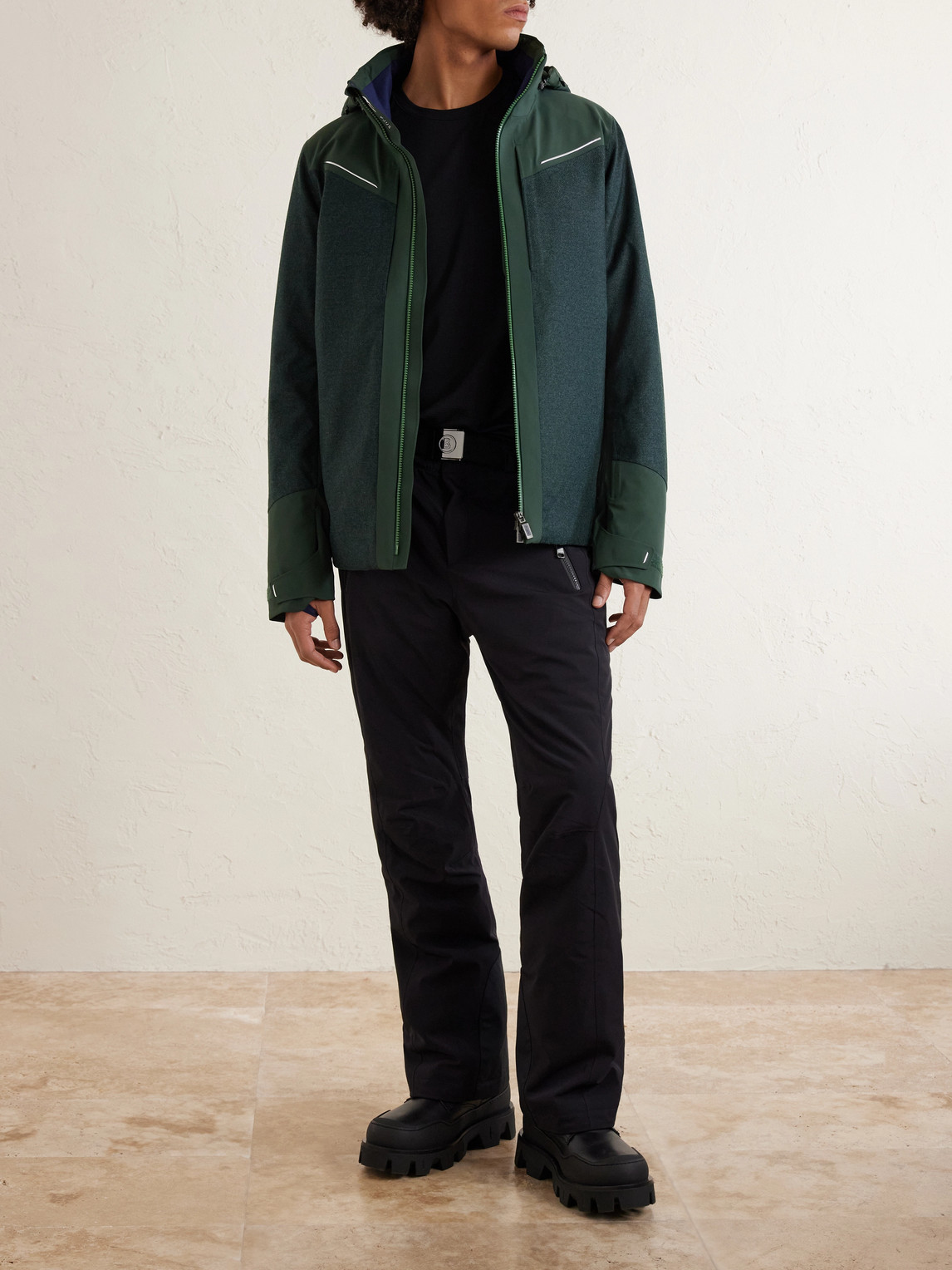 Frostline Padded Shell-Trimmed Wool Hooded Down Jacket — 2