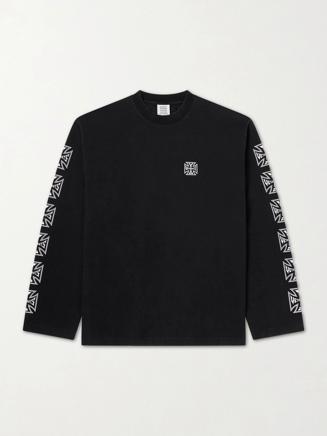 Vetements Logo-Print Cotton-Jersey T-Shirt - Men