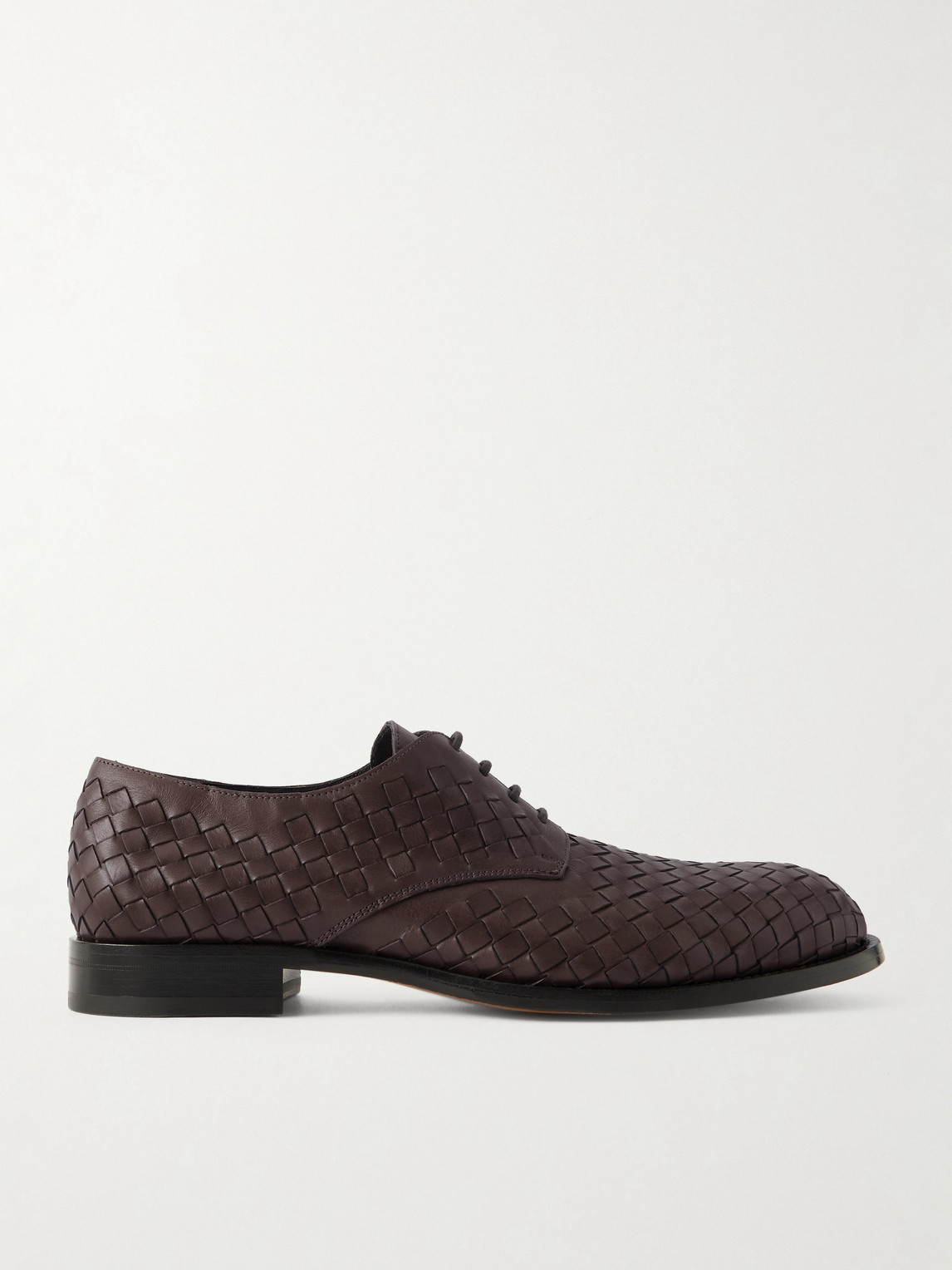Novus Woven Leather Derby Shoes