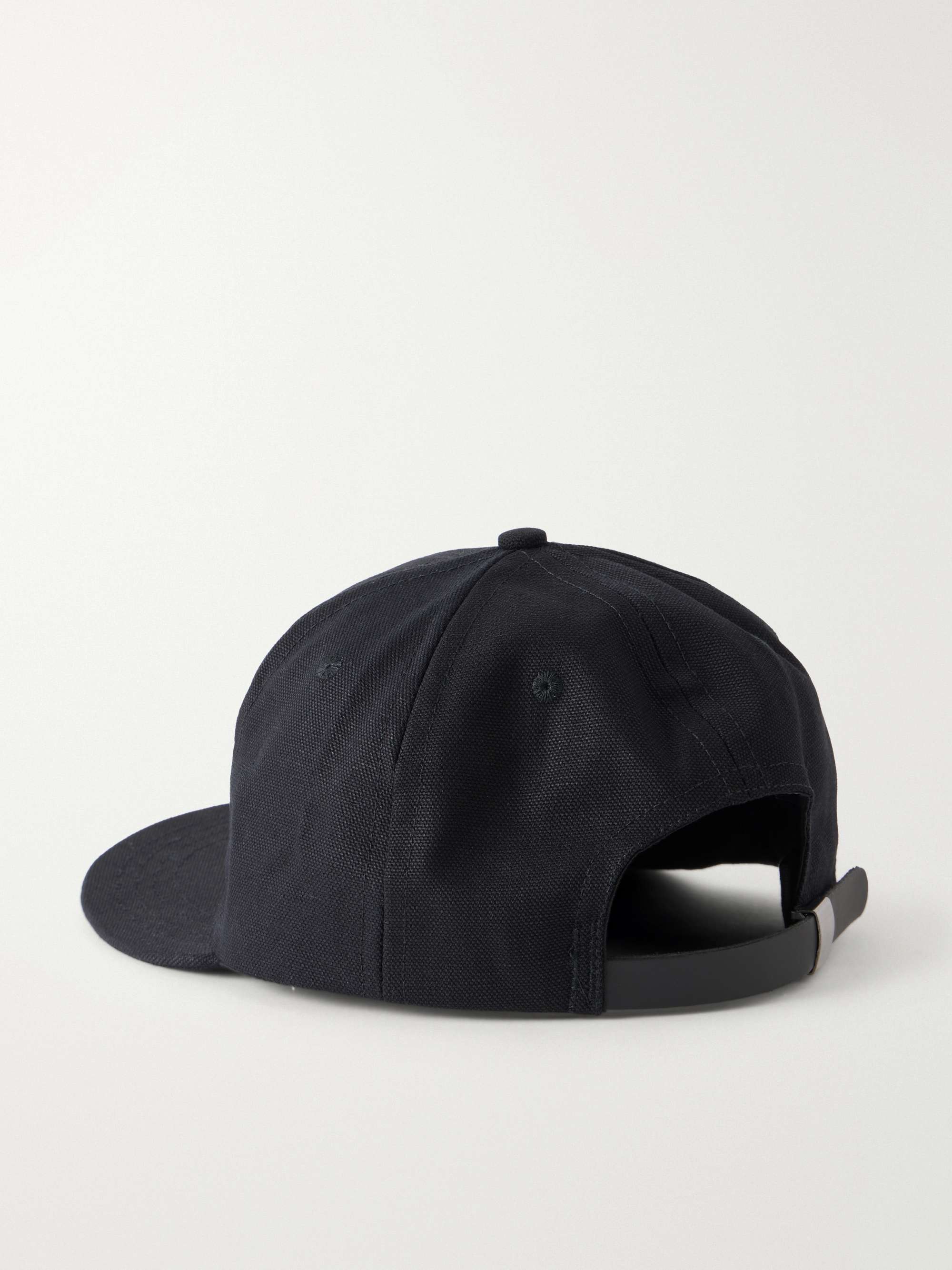 SATOSHI NAKAMOTO OG Logo-Embroidered Cotton-Canvas Baseball Cap