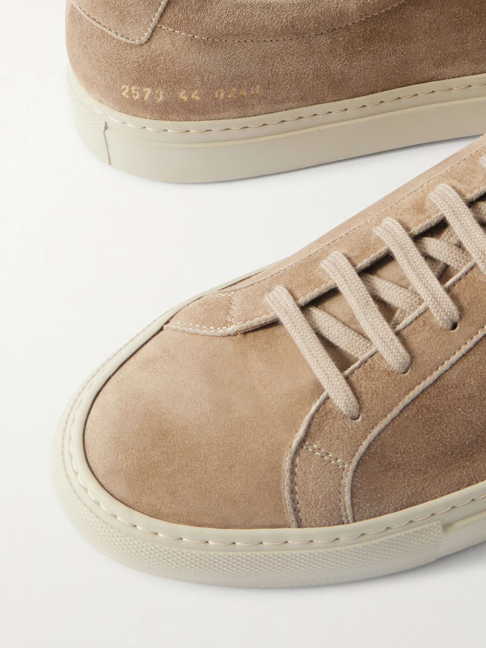 COMMON PROJECTS Achilles Premium Suede Sneakers for Men | MR PORTER