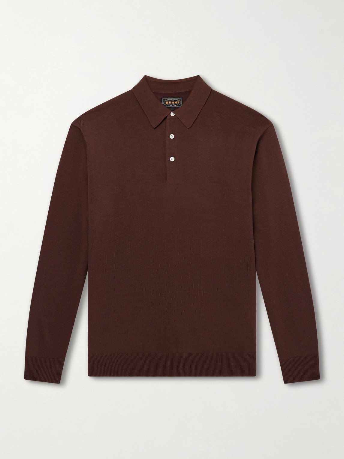 Beams Plus Knitted Polo Shirt - Men