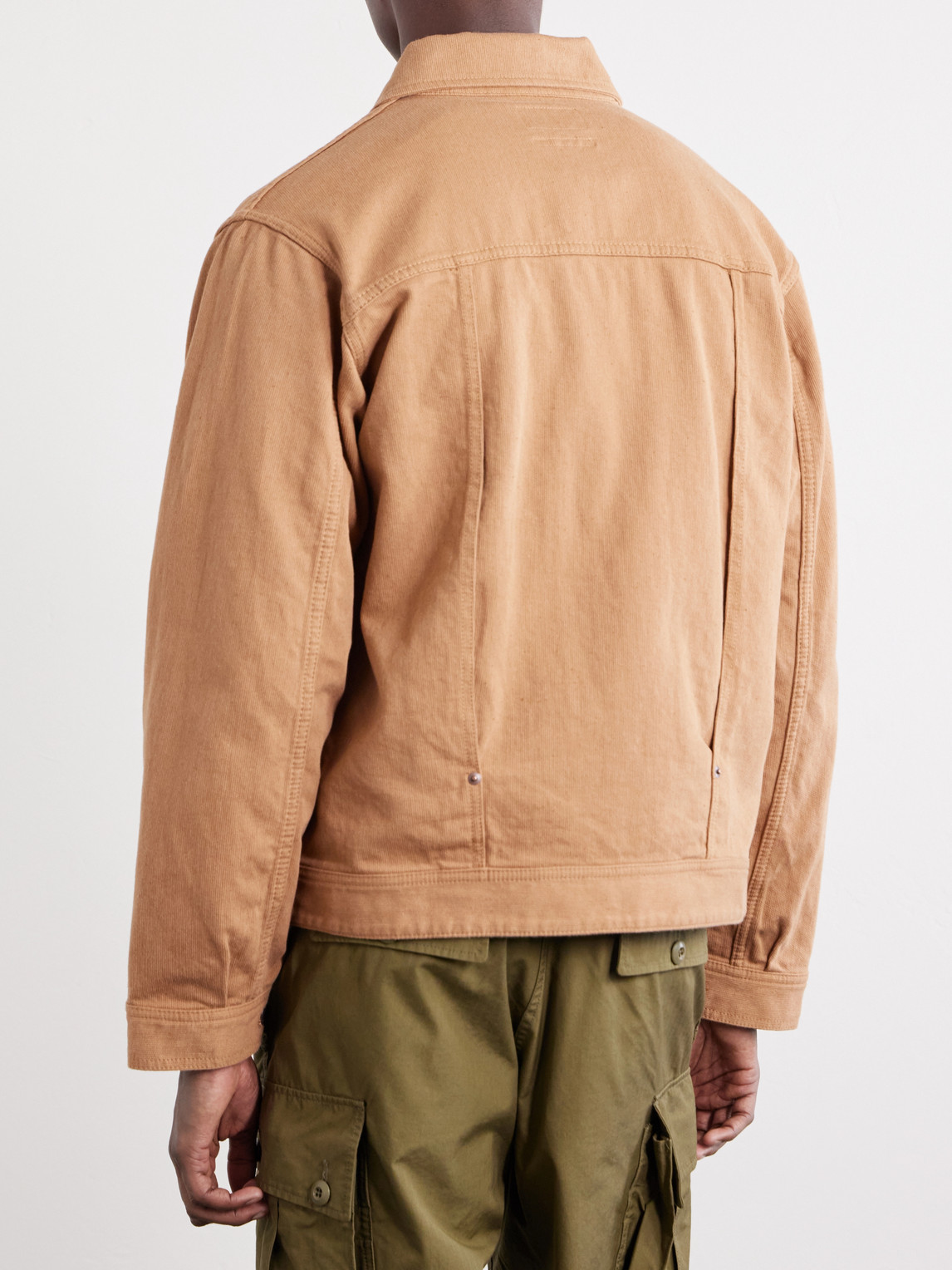  Beams Plus - Digger Cotton-piqué Jacket - Men - Brown - S 