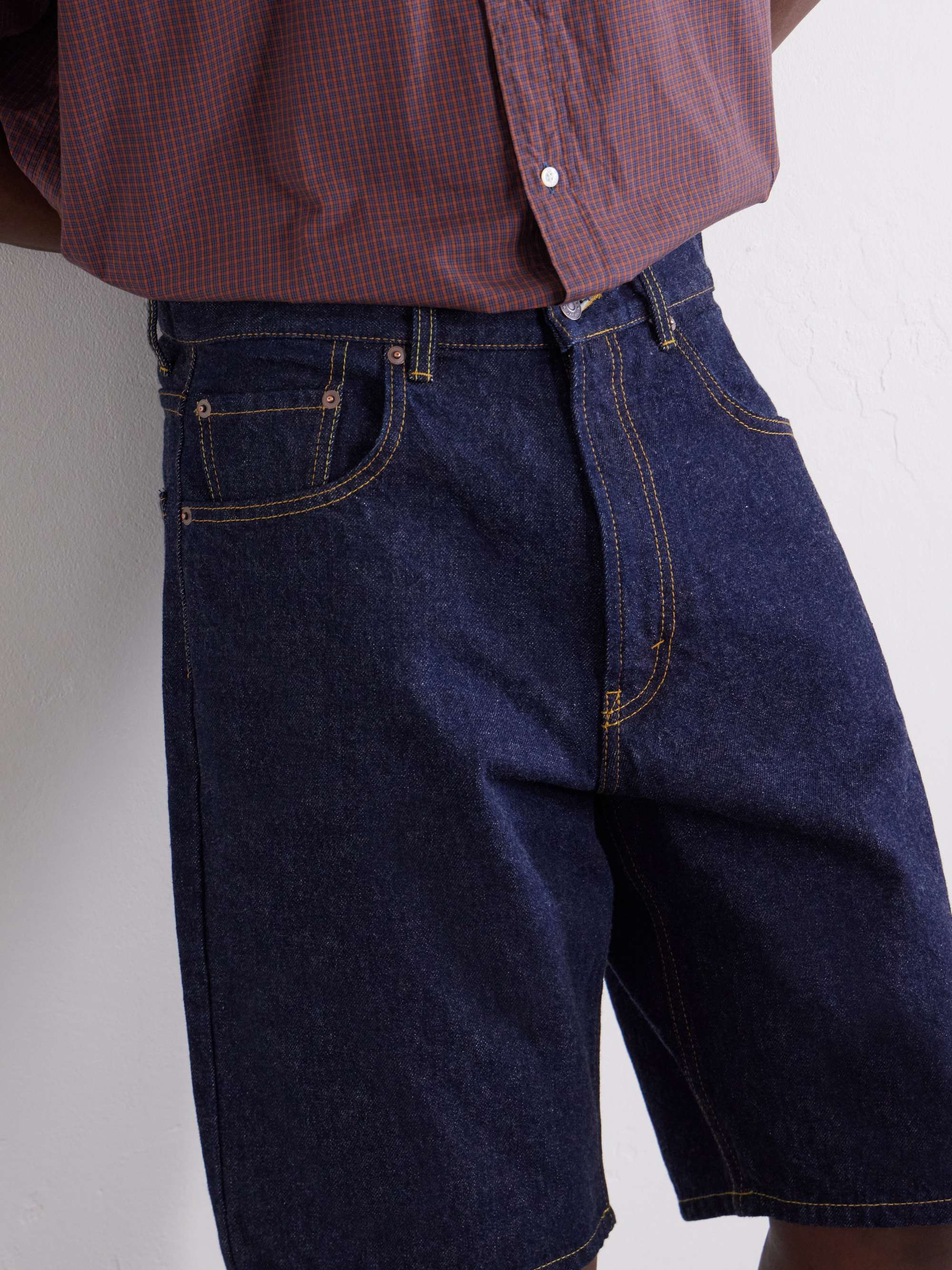 BEAMS PLUS Straight-Leg Denim Shorts for Men | MR PORTER