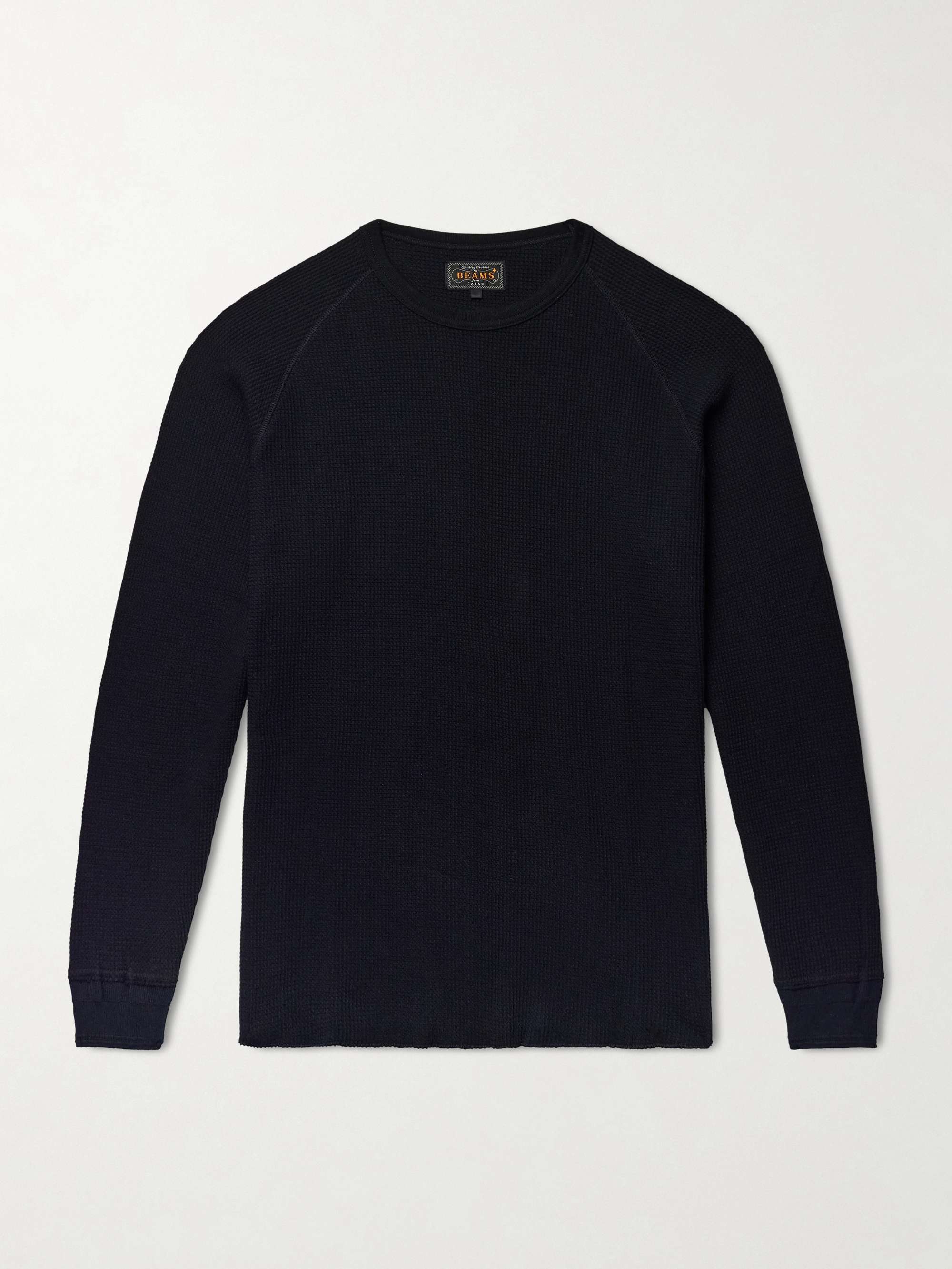 BEAMS PLUS Slim-Fit Waffle-Knit Cotton T-Shirt