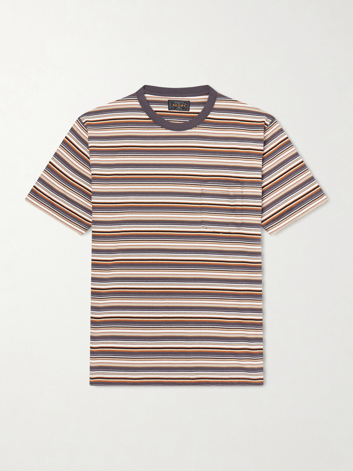 Beams Plus Striped Cotton-Jersey T-Shirt - Men