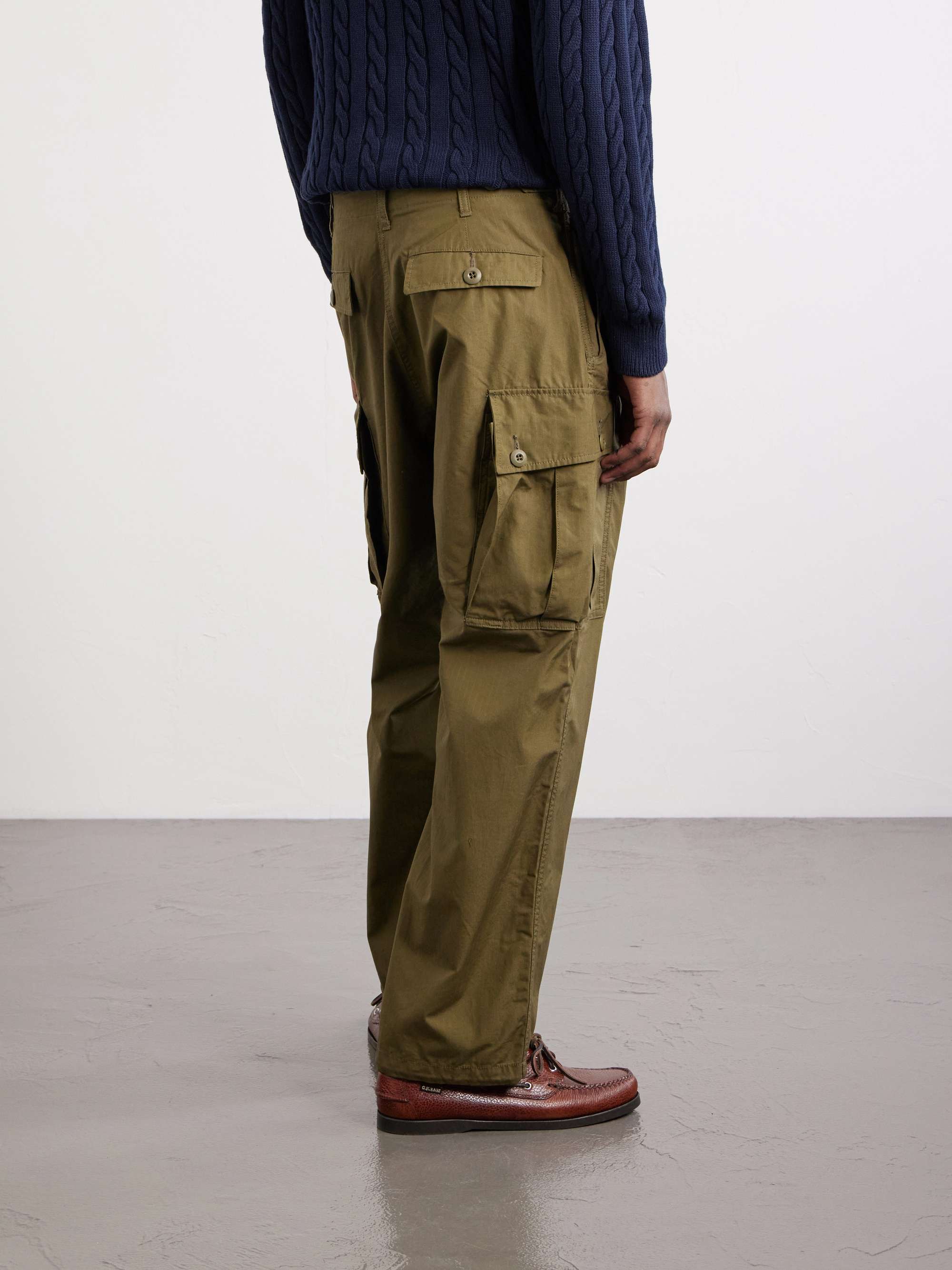 BEAMS PLUS Cotton-Ripstop Cargo Trousers for Men | MR PORTER