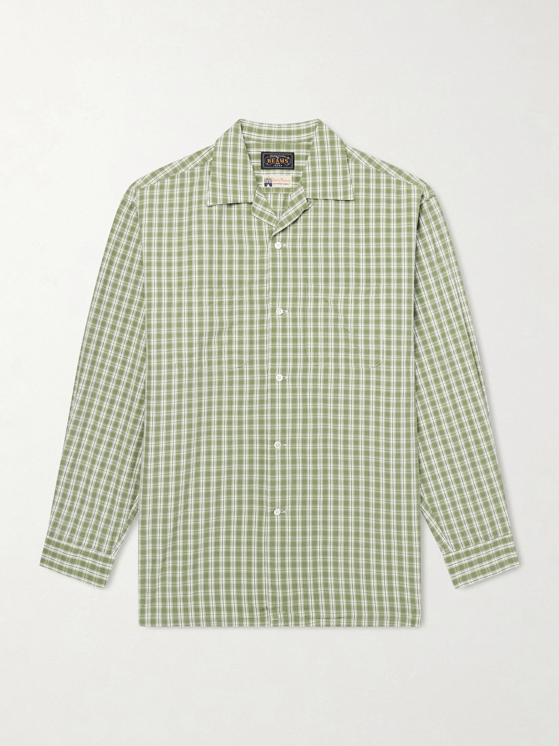Beams Plus Checked Madras Cotton Shirt - Men