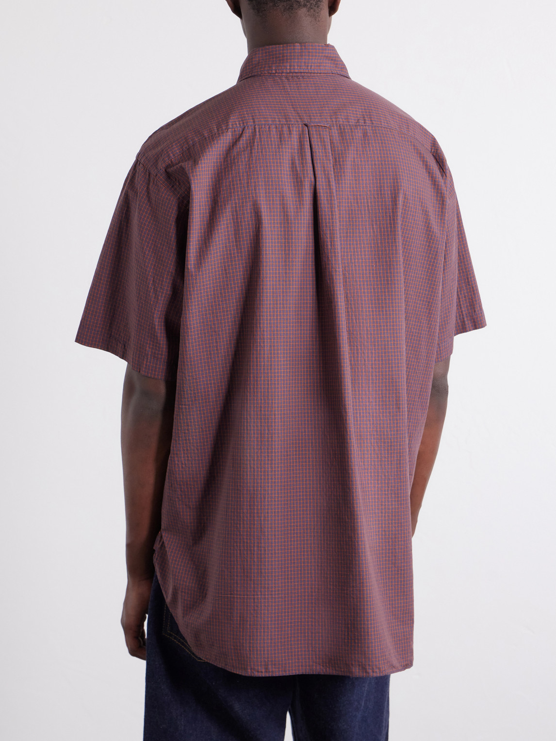  Beams Plus - Button-down Collar Checked Cotton Shirt - Men - Red - S 