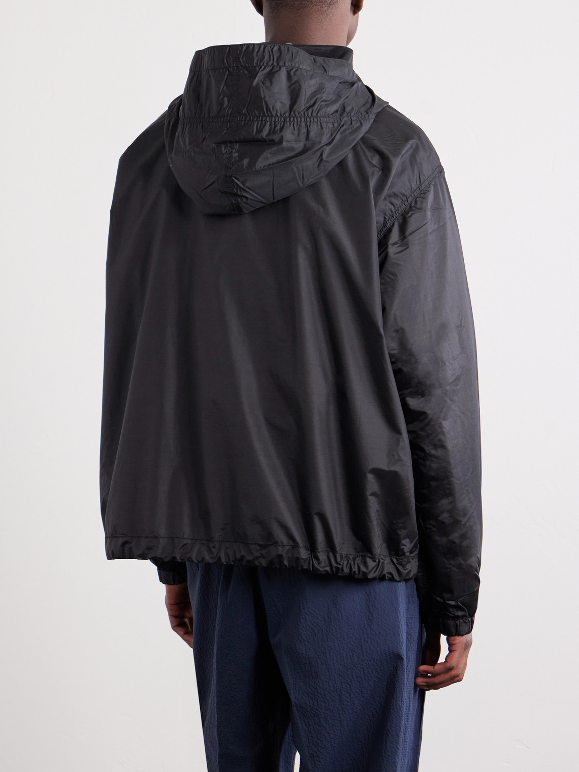  Beams Plus - Mil Wool-blend Hooded Shell Jacket - Men - Black - M 