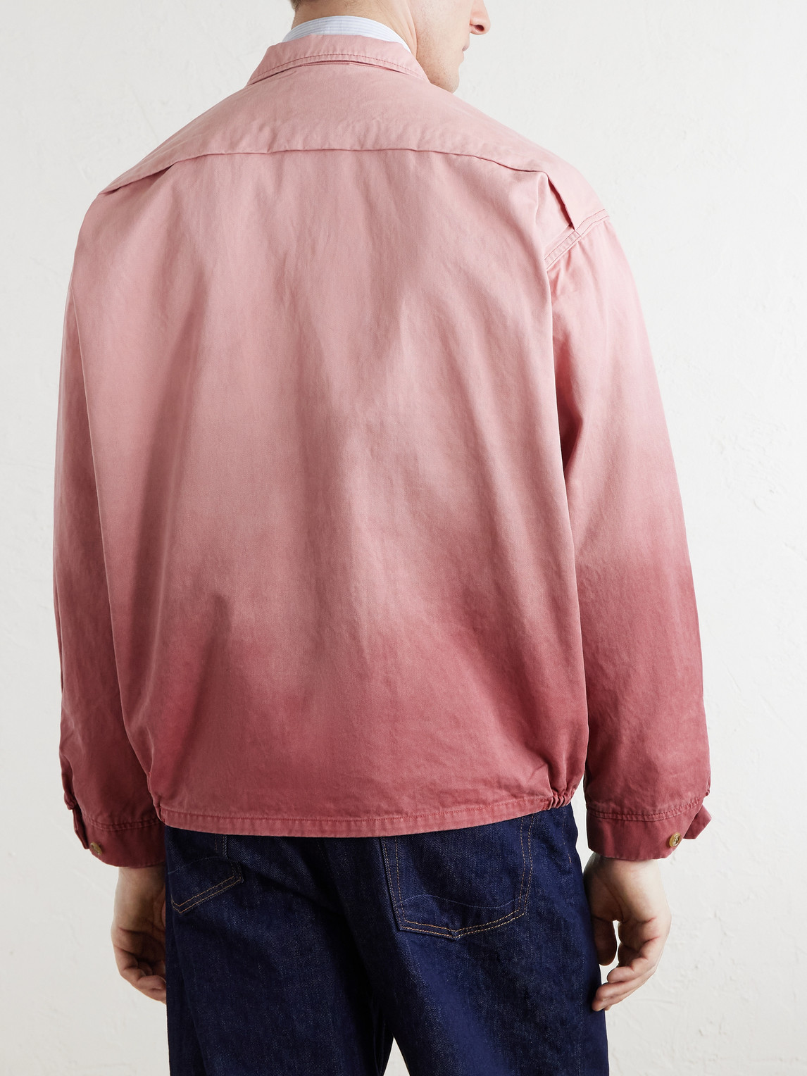  Beams Plus - Cotton-twill Blouson Jacket - Men - Pink - S 