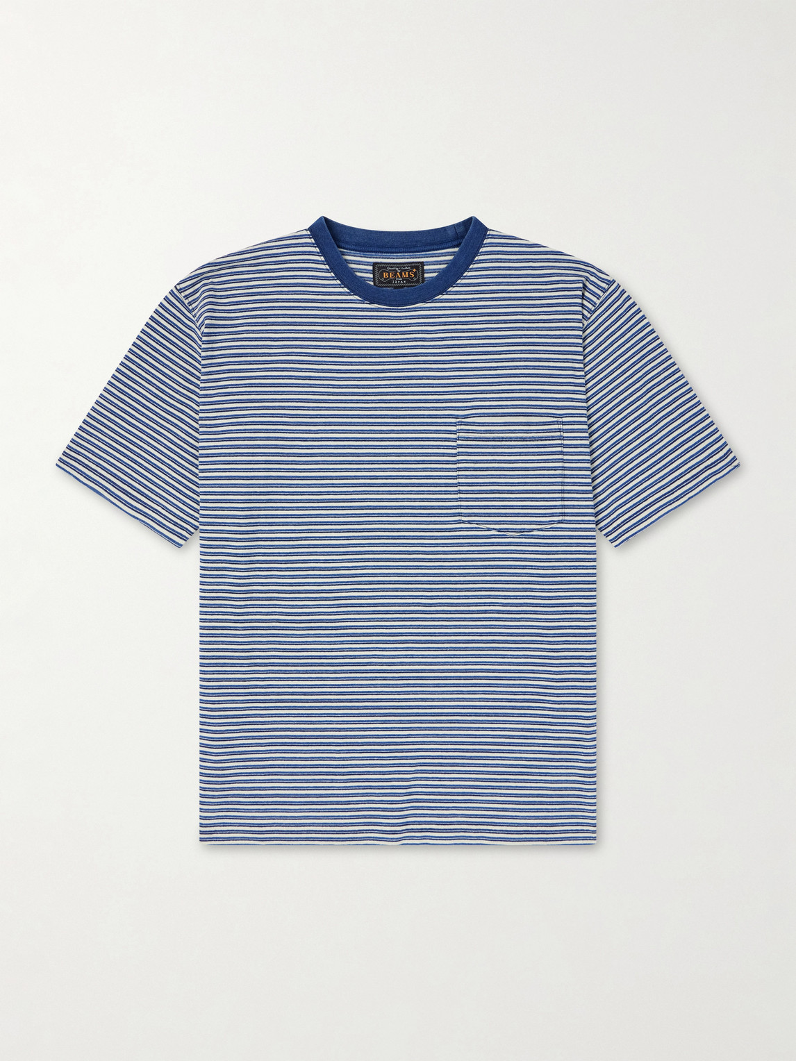 Beams Plus Striped Cotton-Jersey T-Shirt - Men