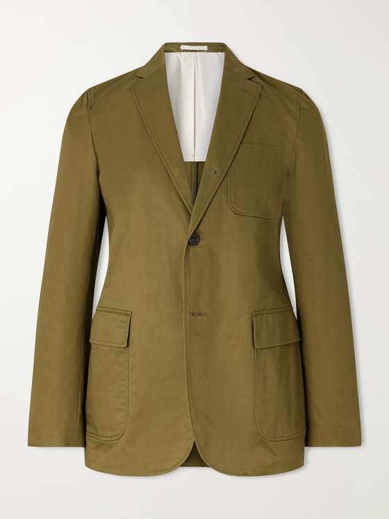 Beamsplus 3B Cotton-Twill Suit Jacket