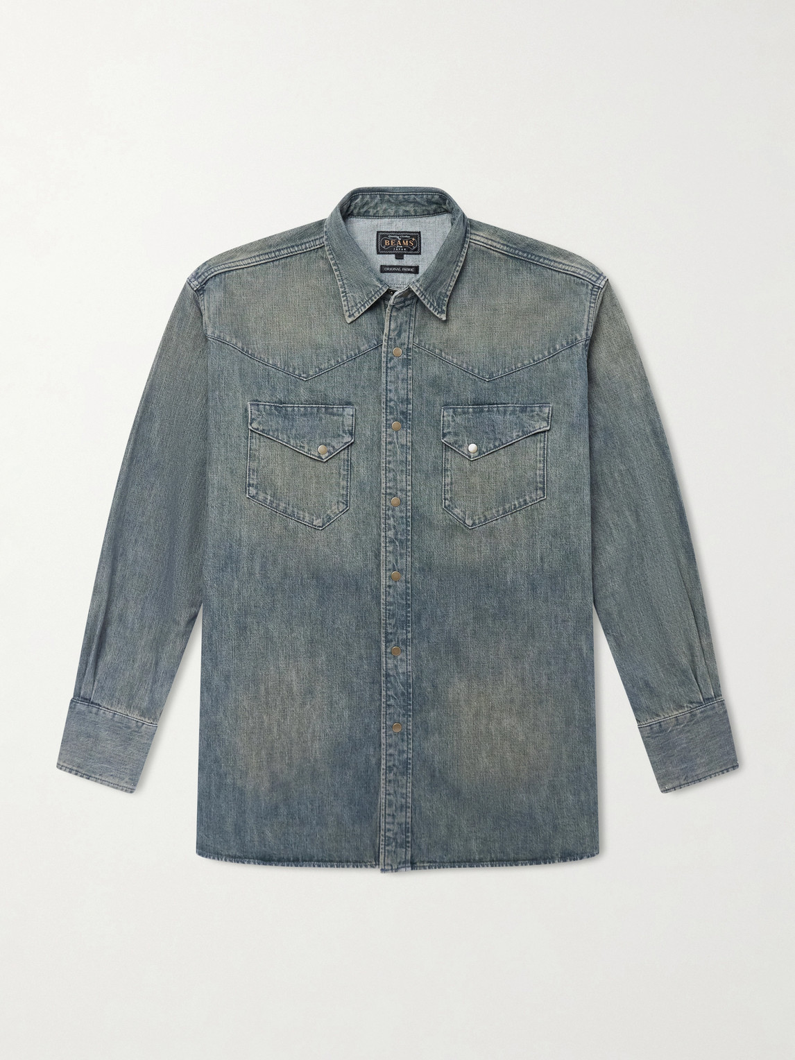 Beams Plus Western Double Dye Denim Shirt - Men