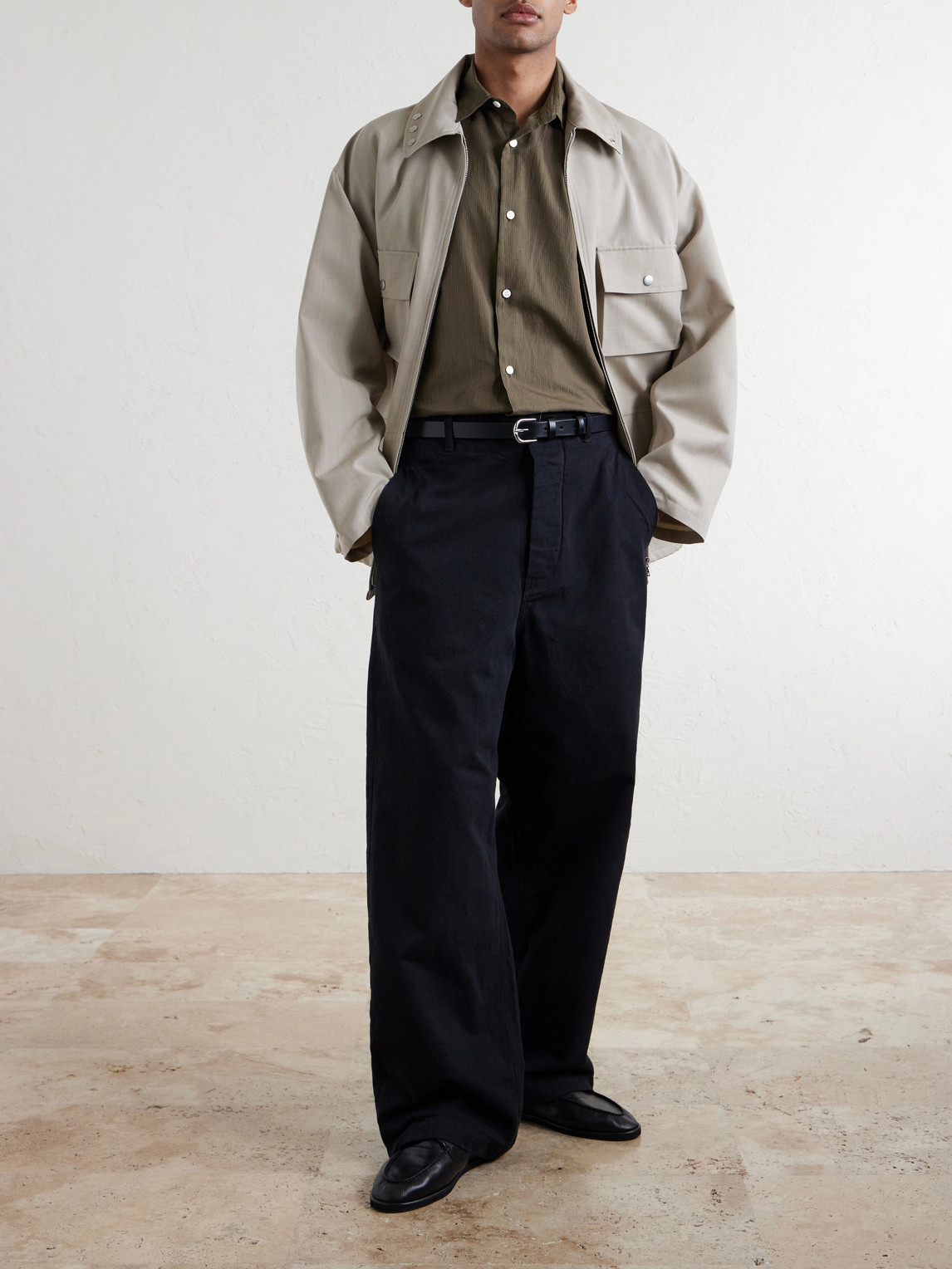 Cotton And Silk-Blend Shirt