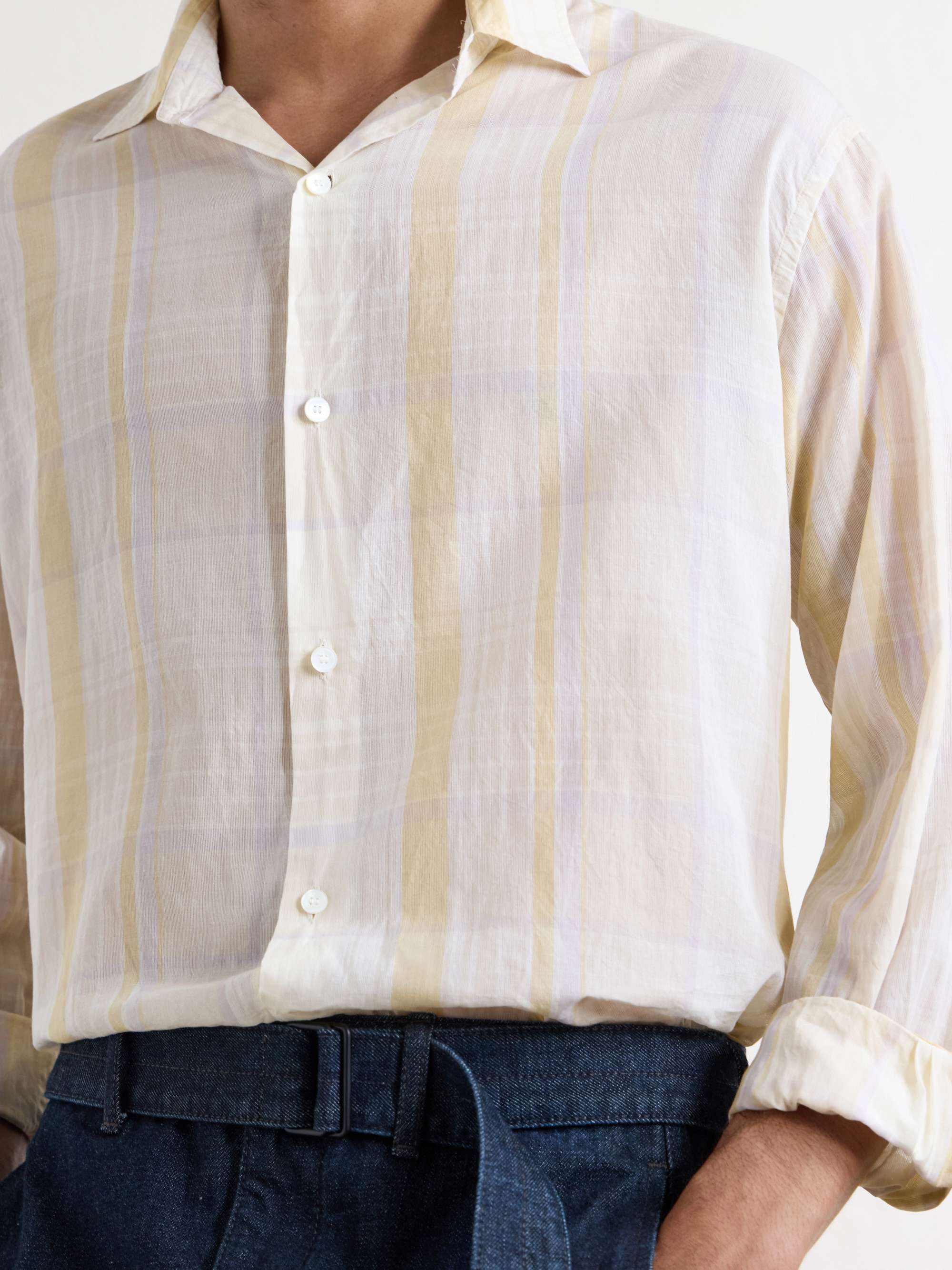 KAPTAIN SUNSHINE Checked Cotton-Flannel Shirt for Men | MR PORTER