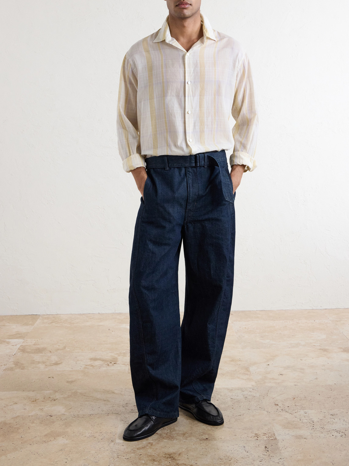 Cotton-Flannel Shirt Checked