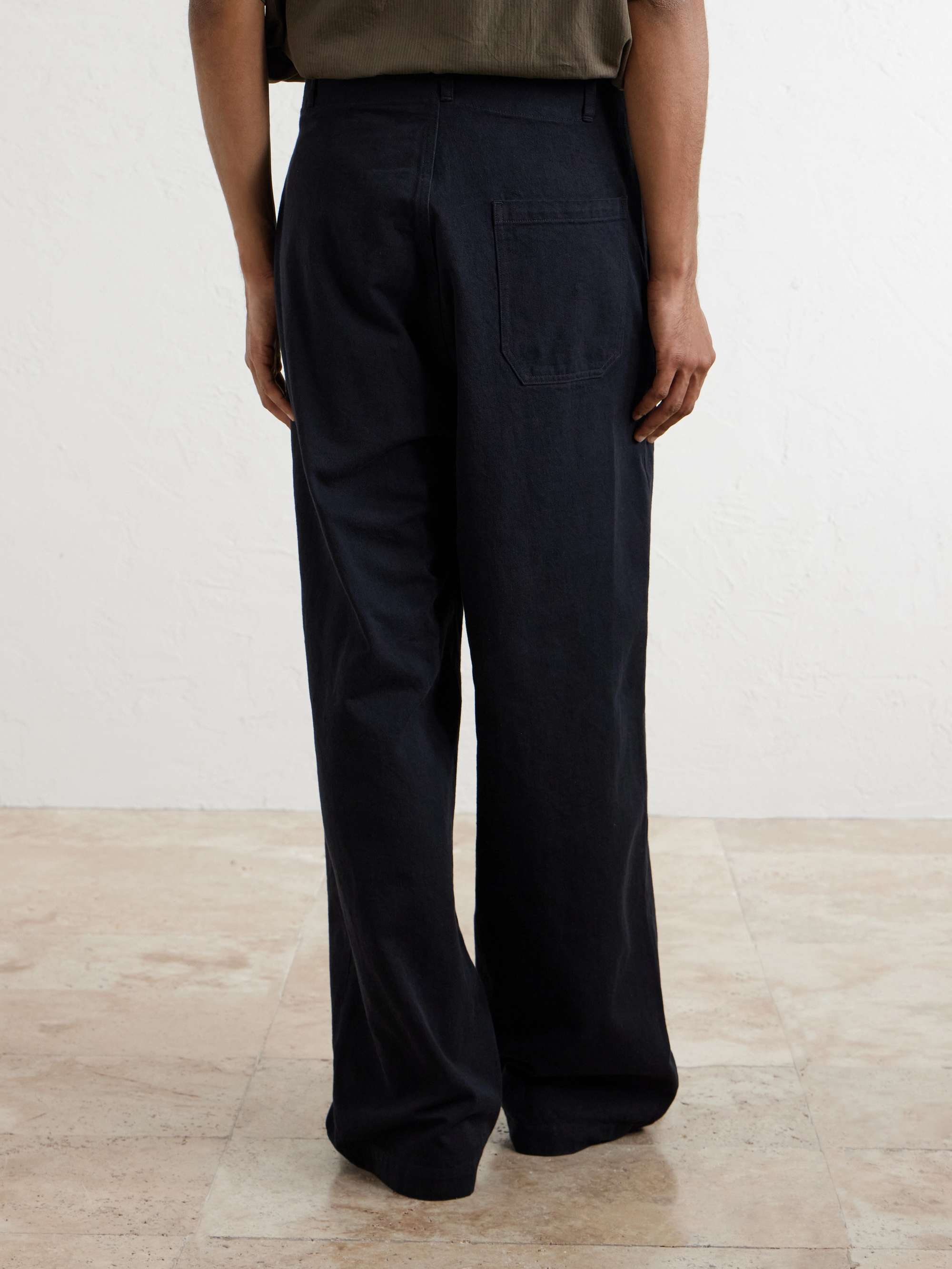 KAPTAIN SUNSHINE Wide-Leg Cotton-Drill Trousers for Men | MR PORTER