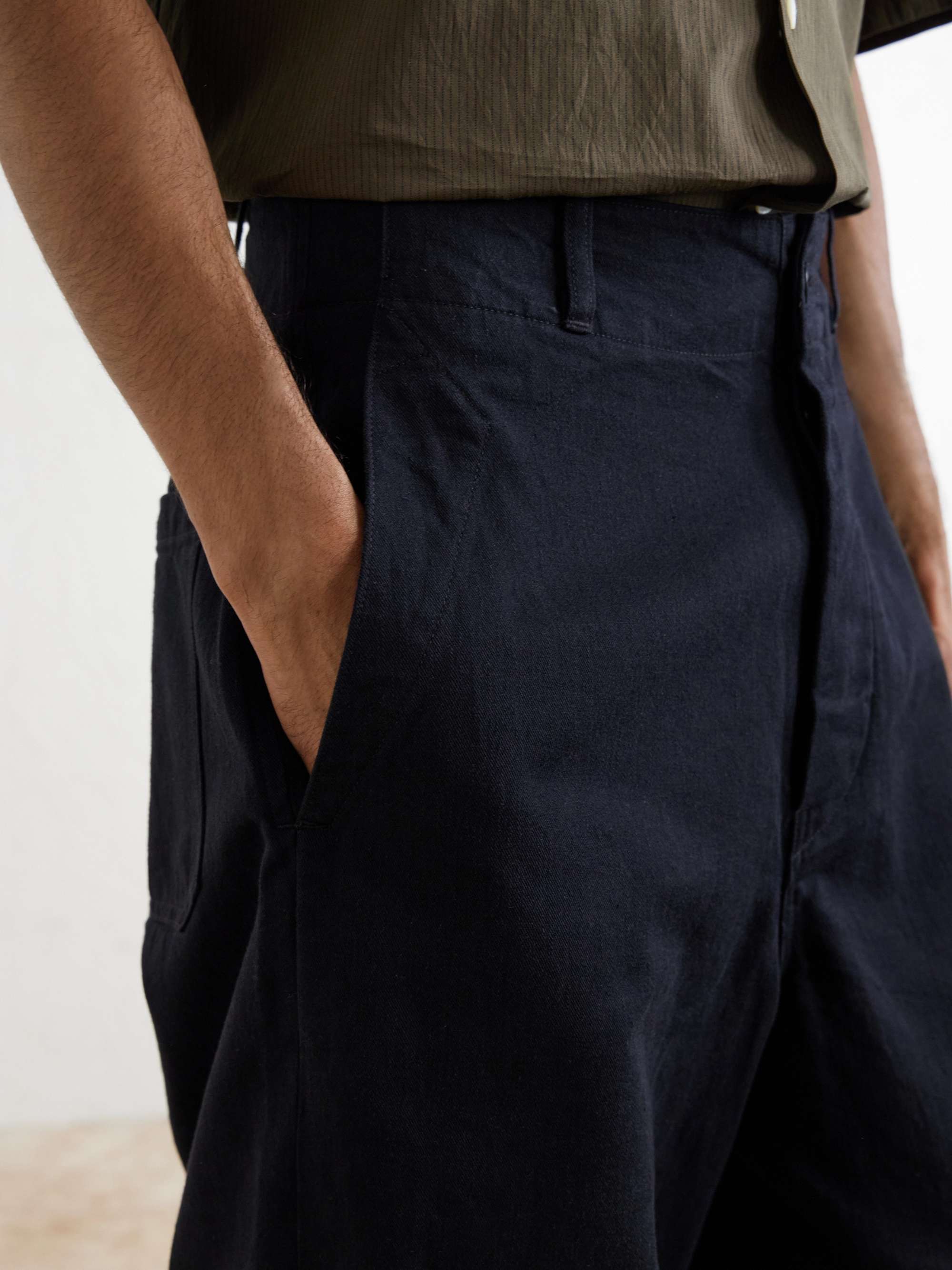 KAPTAIN SUNSHINE Wide-Leg Cotton-Drill Trousers for Men | MR PORTER