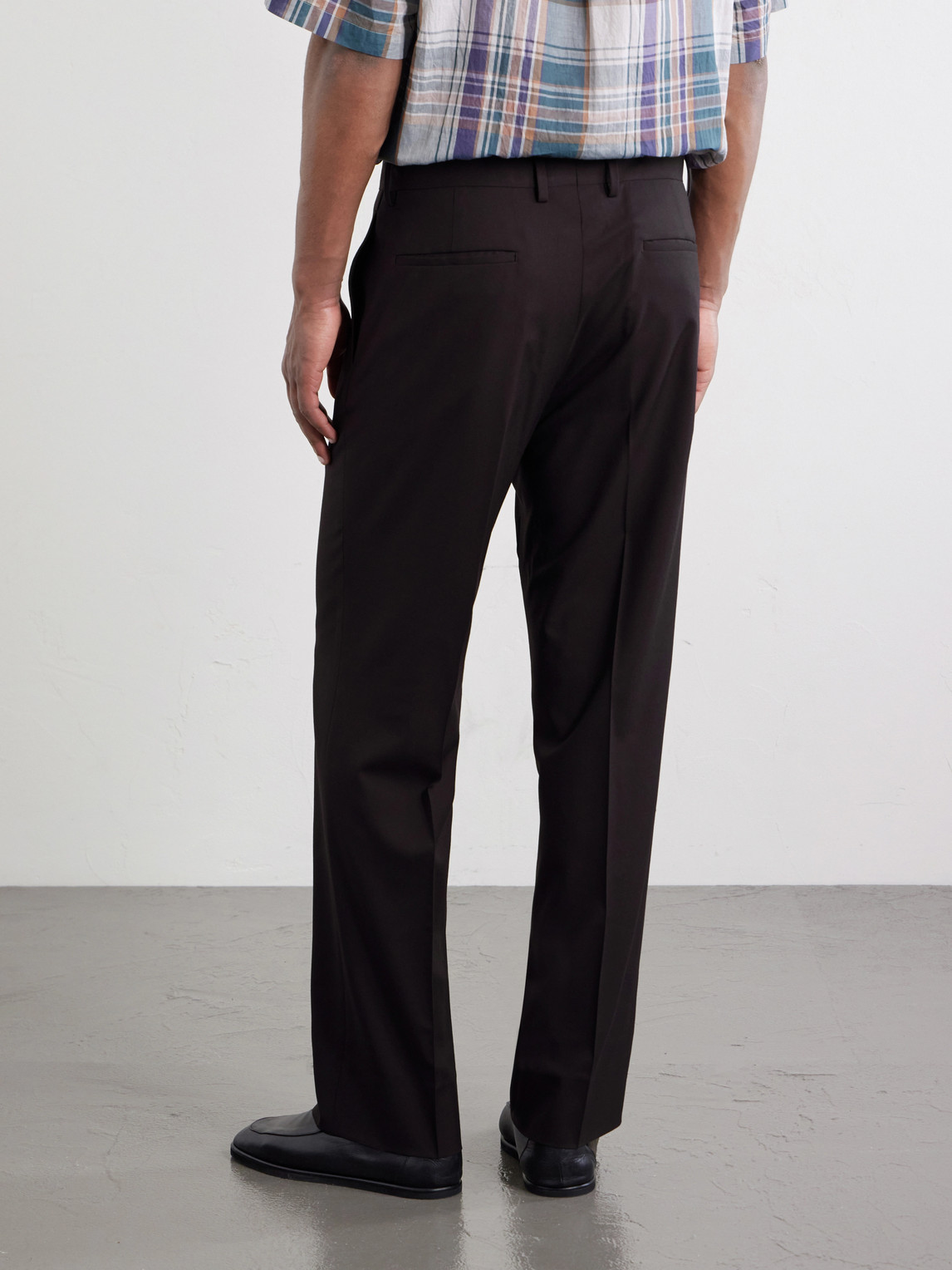 Straight-Leg Wool