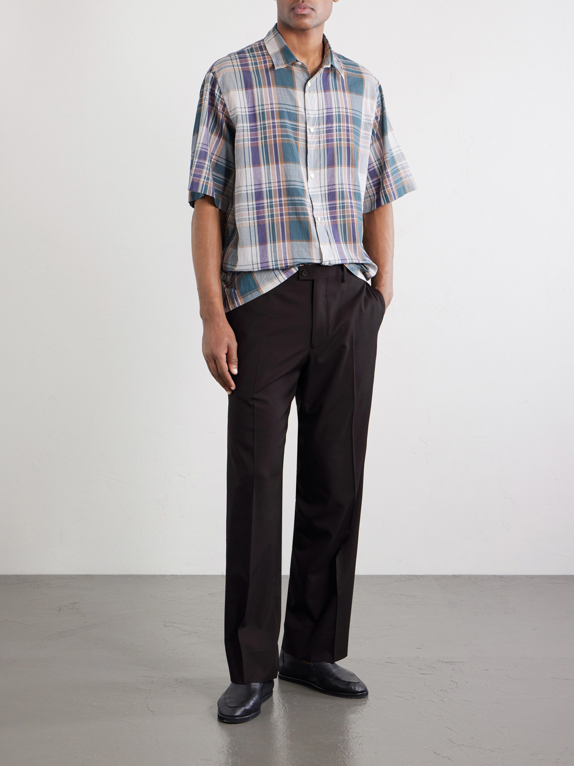 Straight-Leg Wool